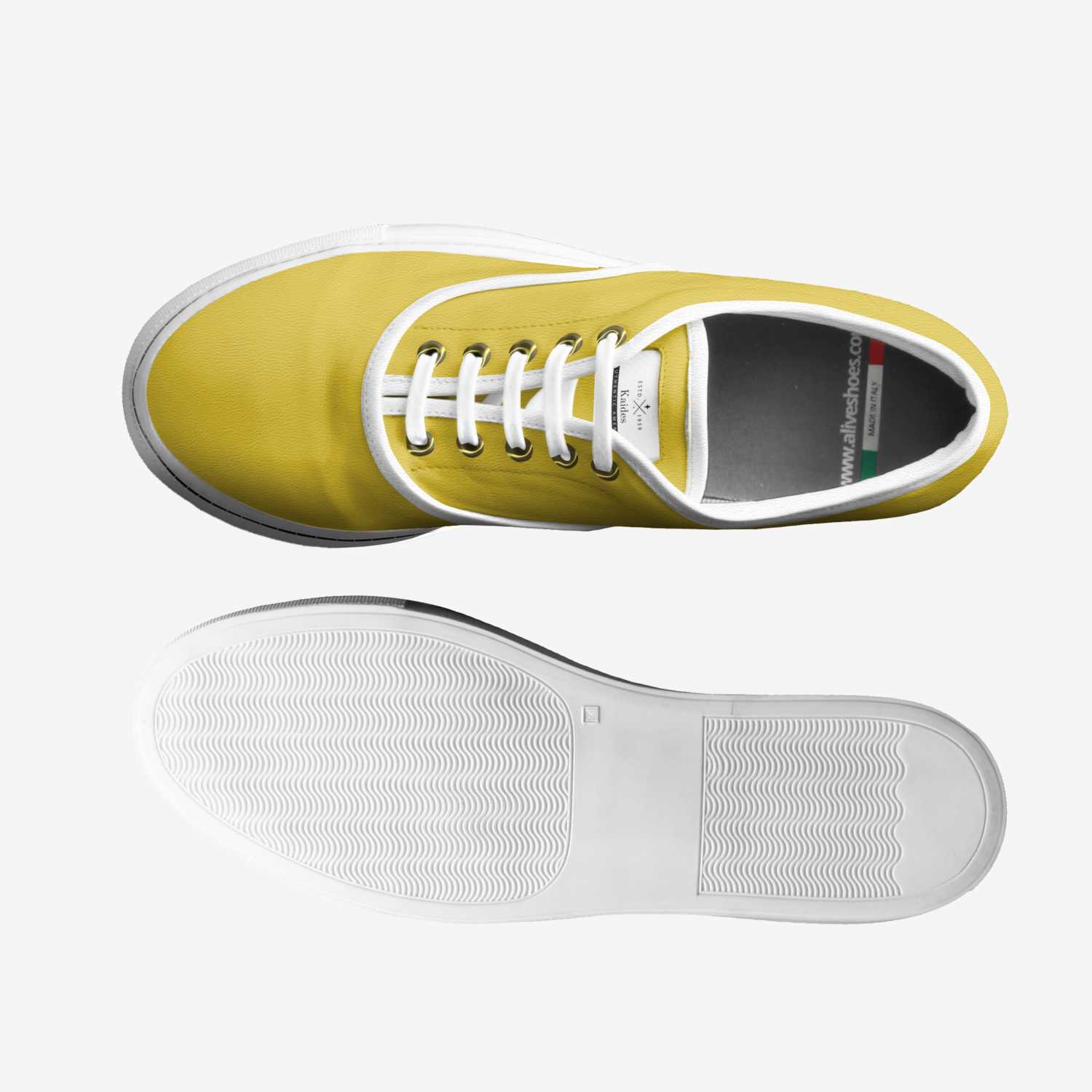 Kaides custom made classic skaters Kaides artisan made in Italy shoes by Ashreile Smith