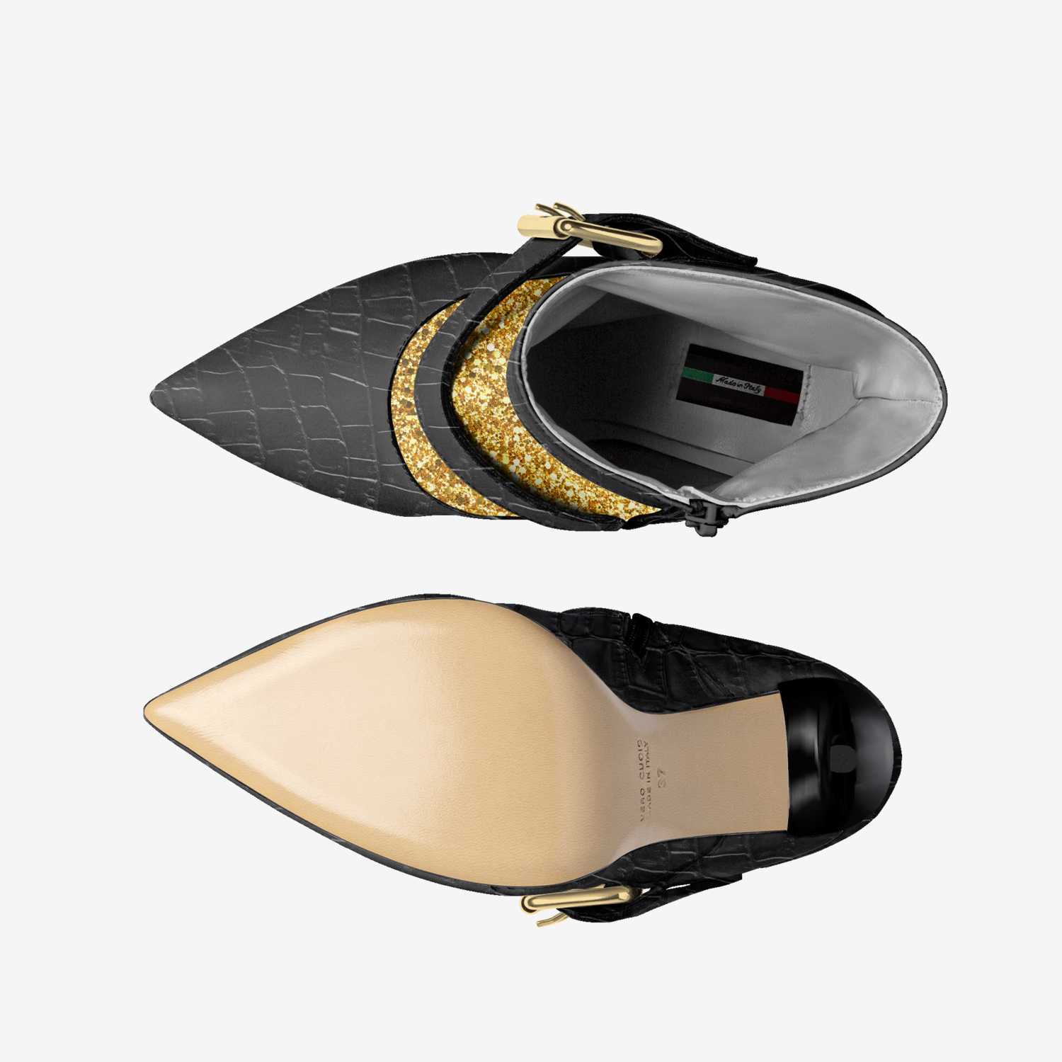 KAM 2024 custom made classic skaters KAM 2024 artisan made in Italy shoes by Aminata Kamara