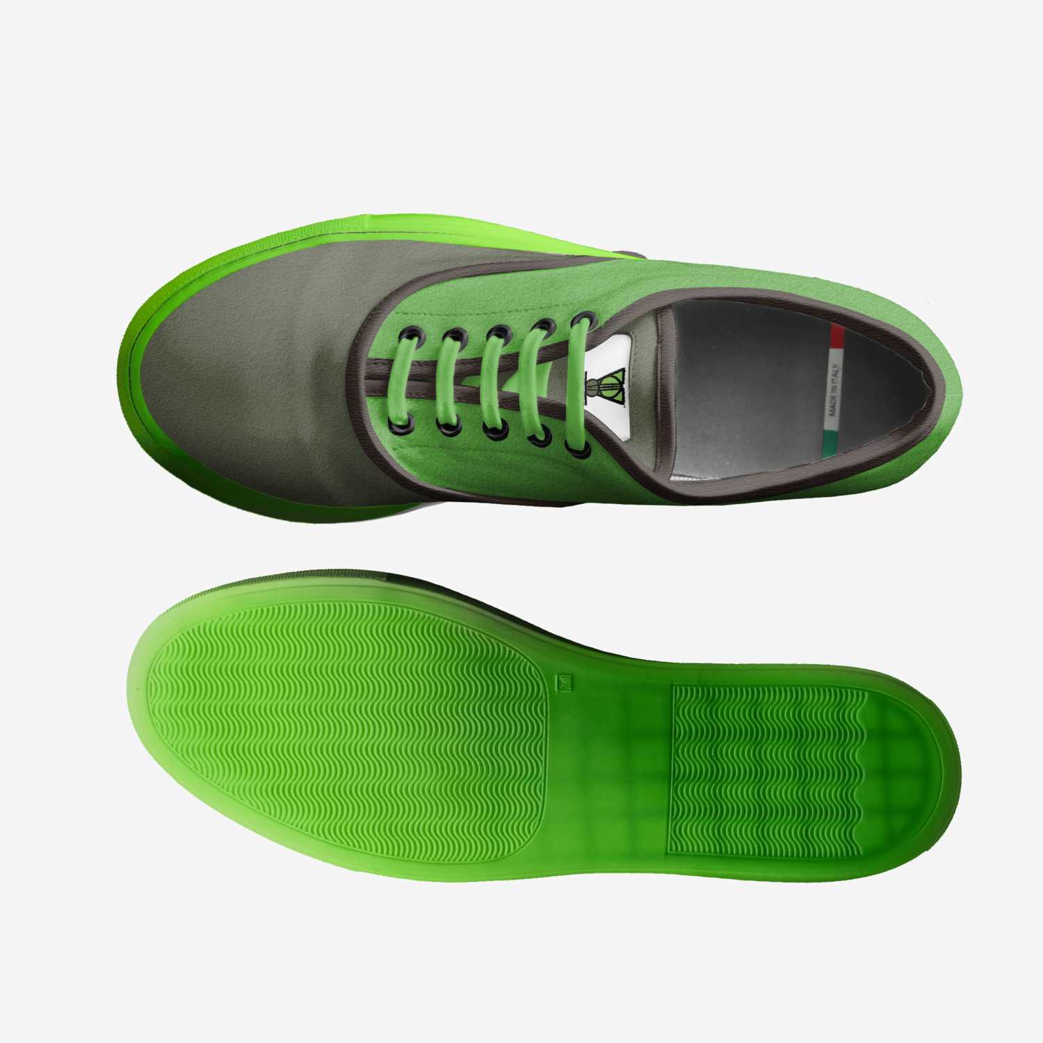 Kiwis custom made classic skaters Kiwis artisan made in Italy shoes by Olivia Lake