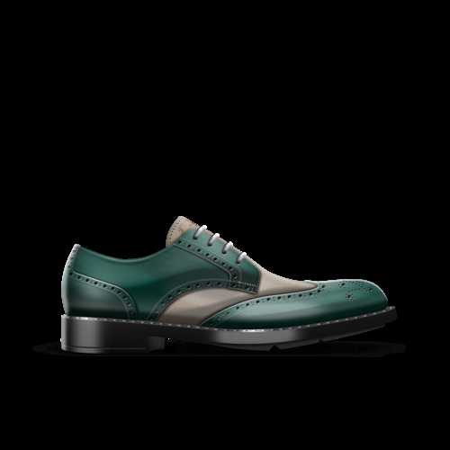 ◆KOMOREBI MUSEUM◆ Handmade Vegetable Derby Shoes I Only Fr Cognac-Leather-Derby-Dress-