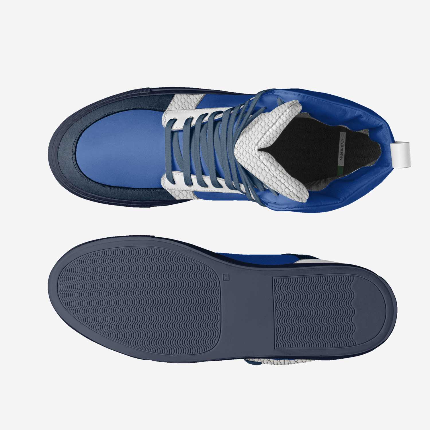 Lane 1 - Bluprint custom made classic skaters Lane 1 - Bluprint artisan made in Italy shoes by Amira-dior Traynham- Artis