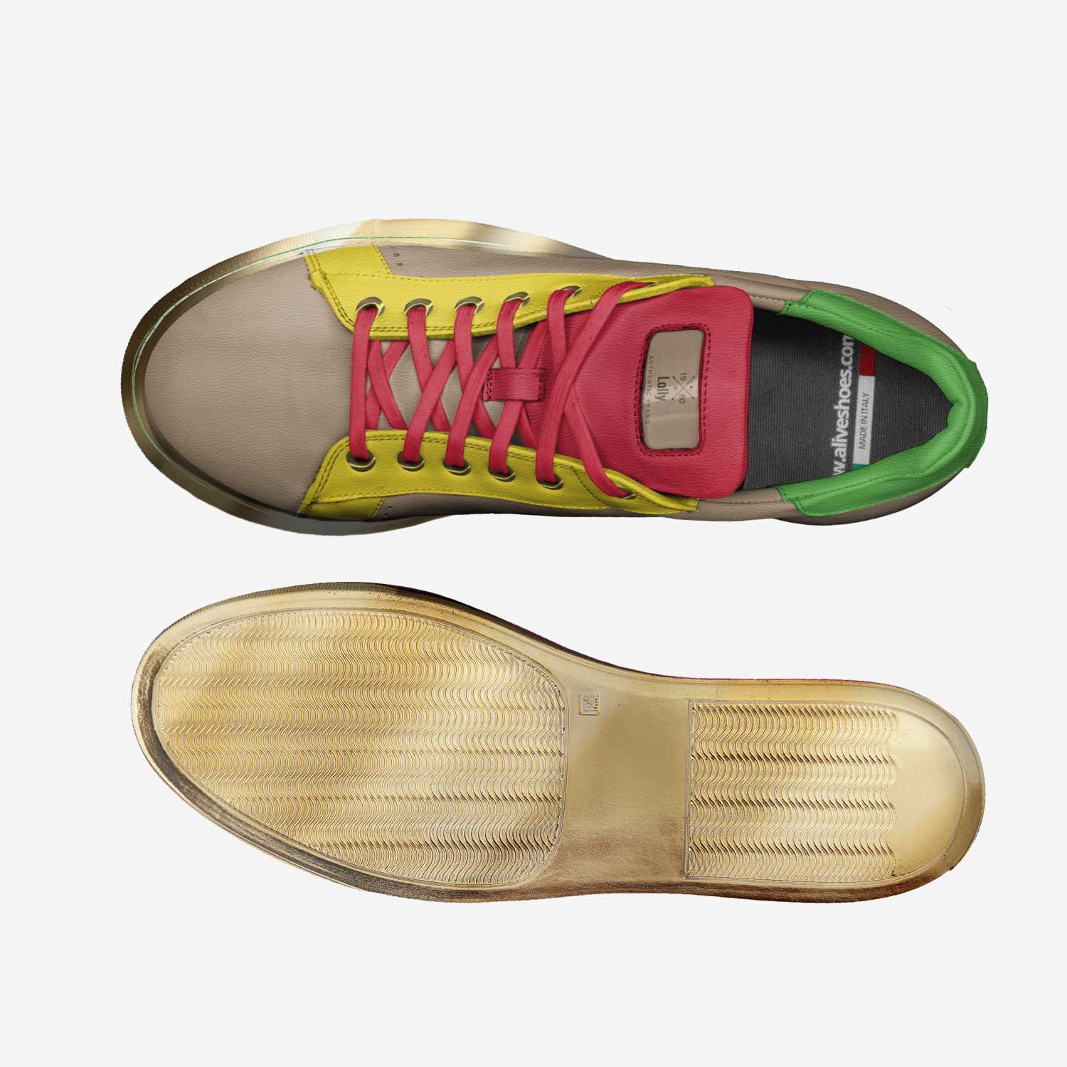 Lolly custom made classic skaters Lolly artisan made in Italy shoes by Vanessa Mclean