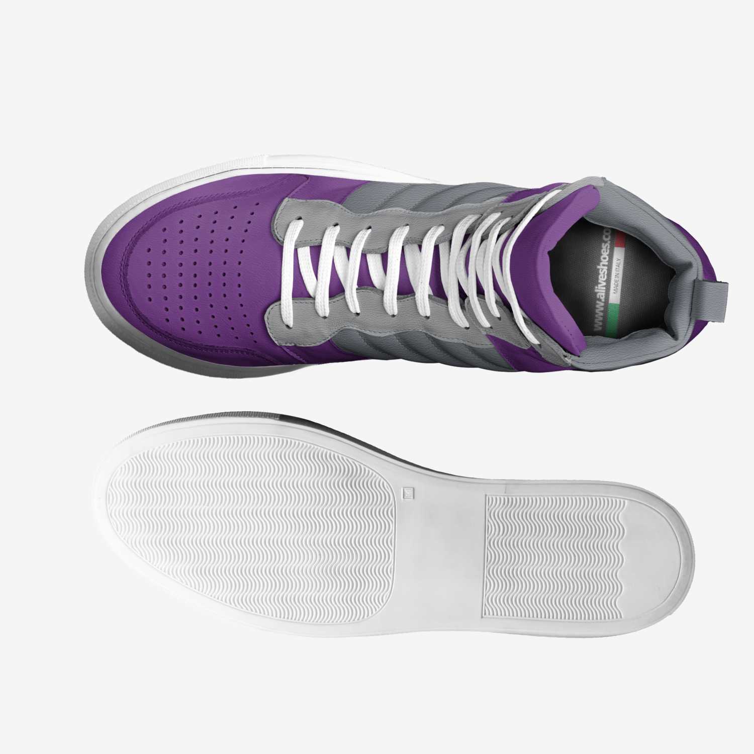 LORD PURPLE custom made classic skaters LORD PURPLE artisan made in Italy shoes by Raphael Goins