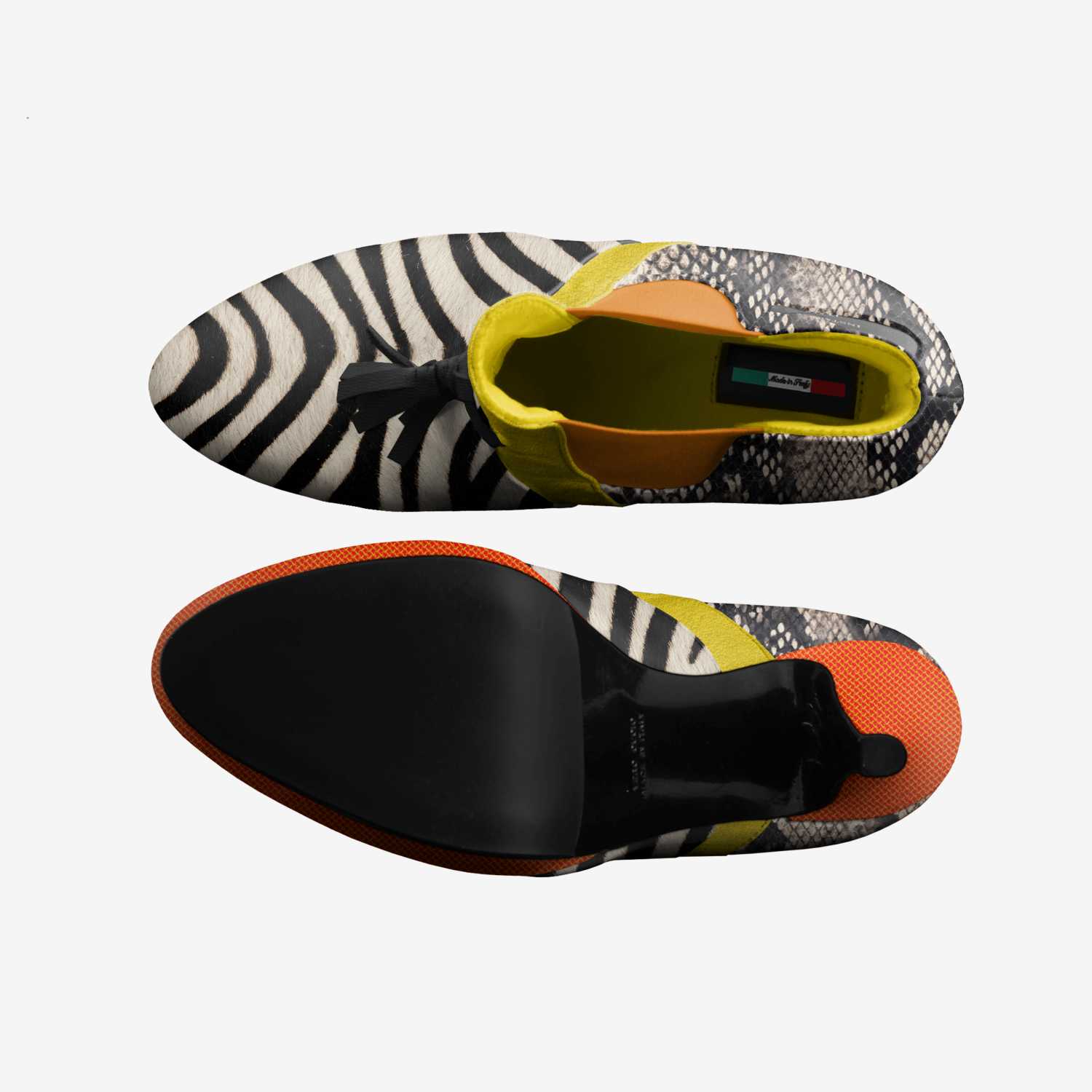 LUNAR STAMPÈDE custom made classic skaters LUNAR STAMPÈDE artisan made in Italy shoes by Instarlux.us