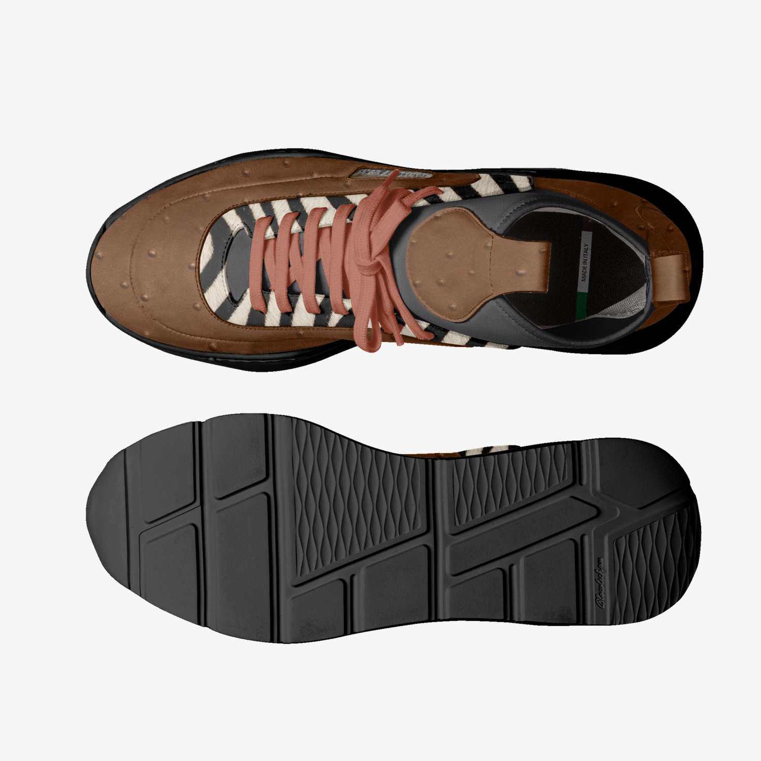 Luxe Sock Trainer custom made classic skaters Luxe Sock Trainer artisan made in Italy shoes by Glass Felix