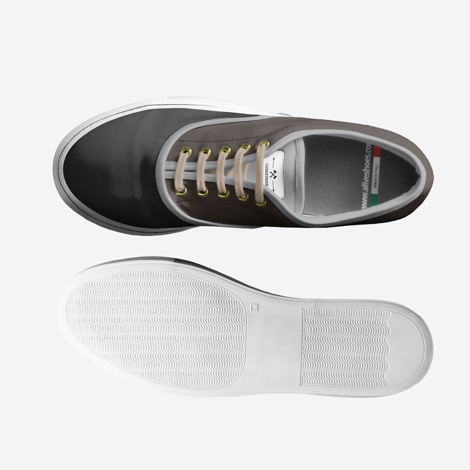 Luxestride custom made classic skaters Luxestride artisan made in Italy shoes by Andriy Farmiga