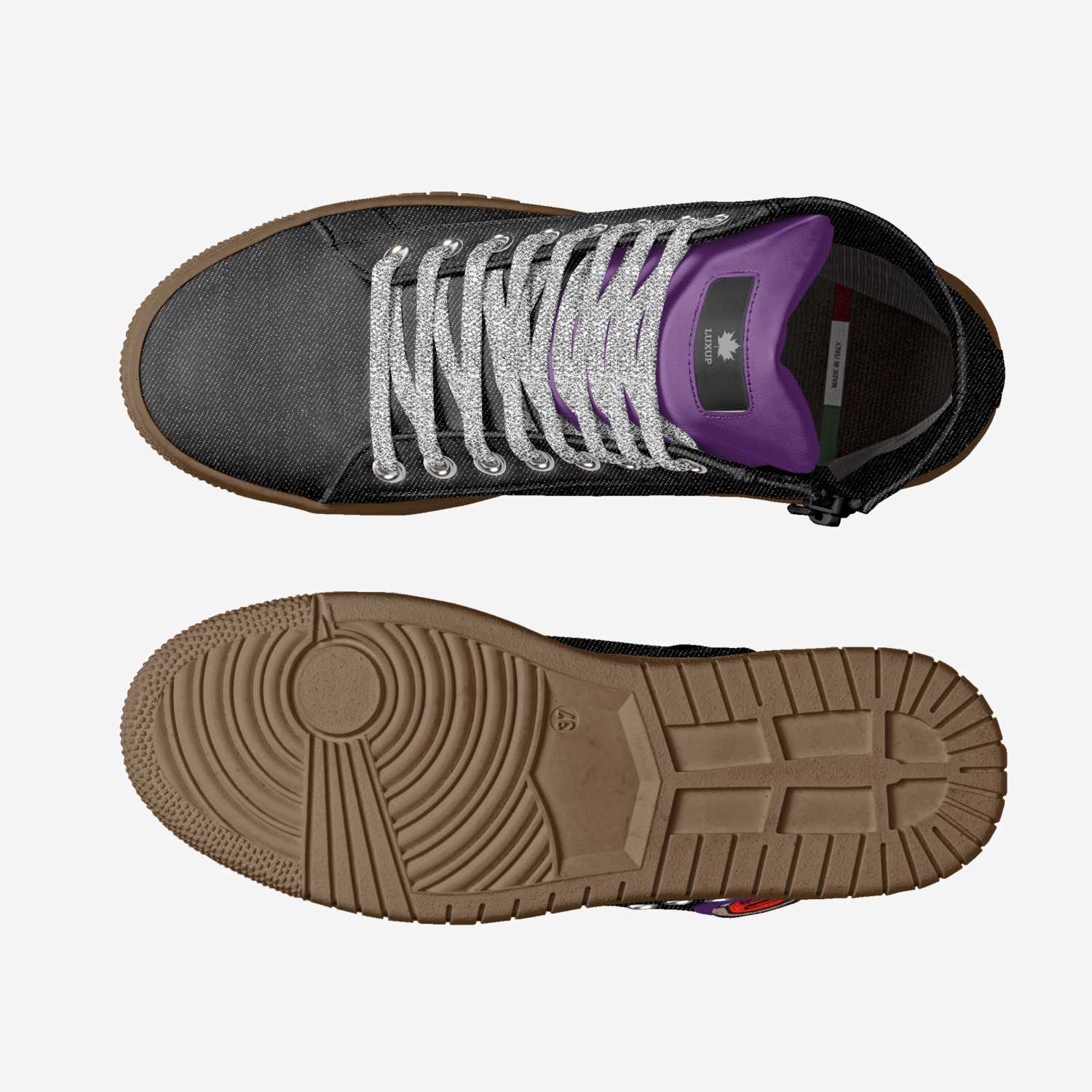 Luxup custom made classic skaters Luxup artisan made in Italy shoes by Dwayne White