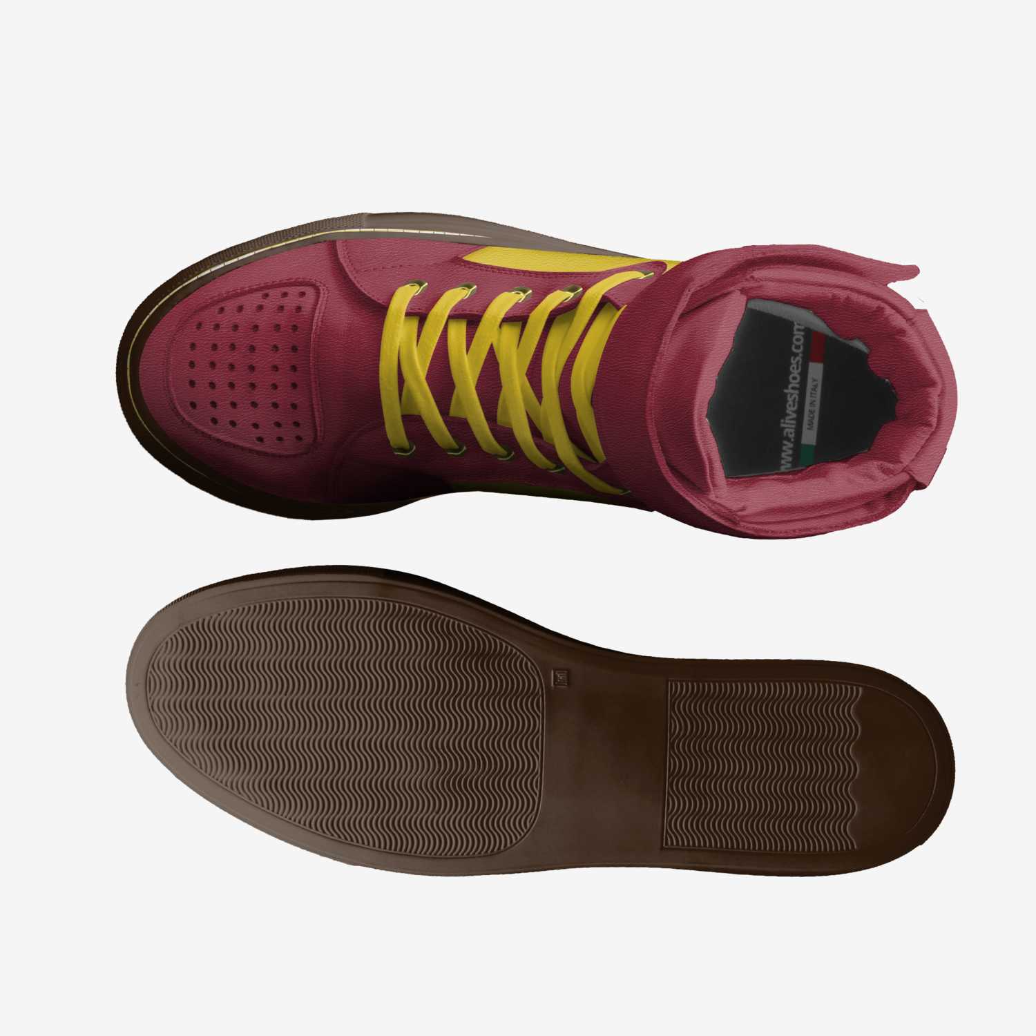 M1s Cavs Colors artisan made in Italy shoes by Cortez Owens