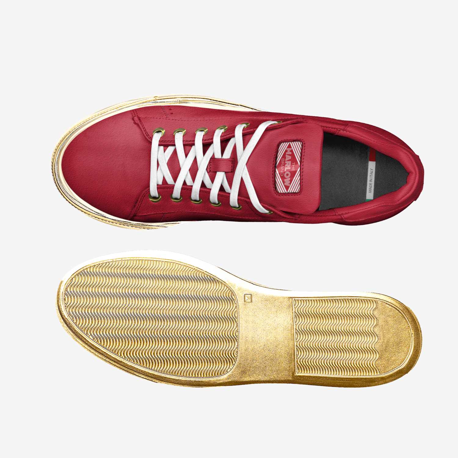 Maple Lane (Red) artisan made in Italy shoes by The Marlow Brand