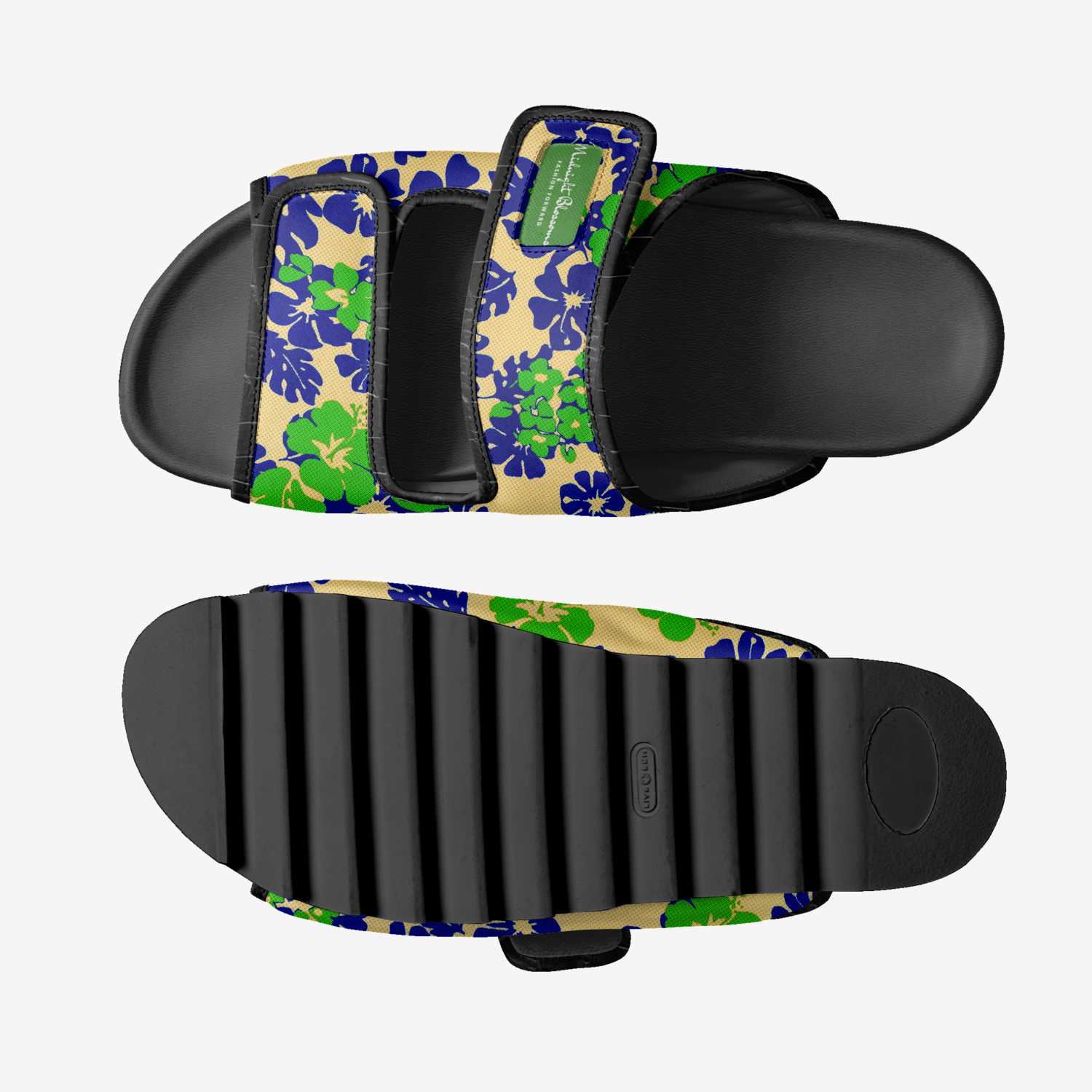 Midnight Blossoms custom made classic skaters Midnight Blossoms artisan made in Italy shoes by Bullish Boutique
