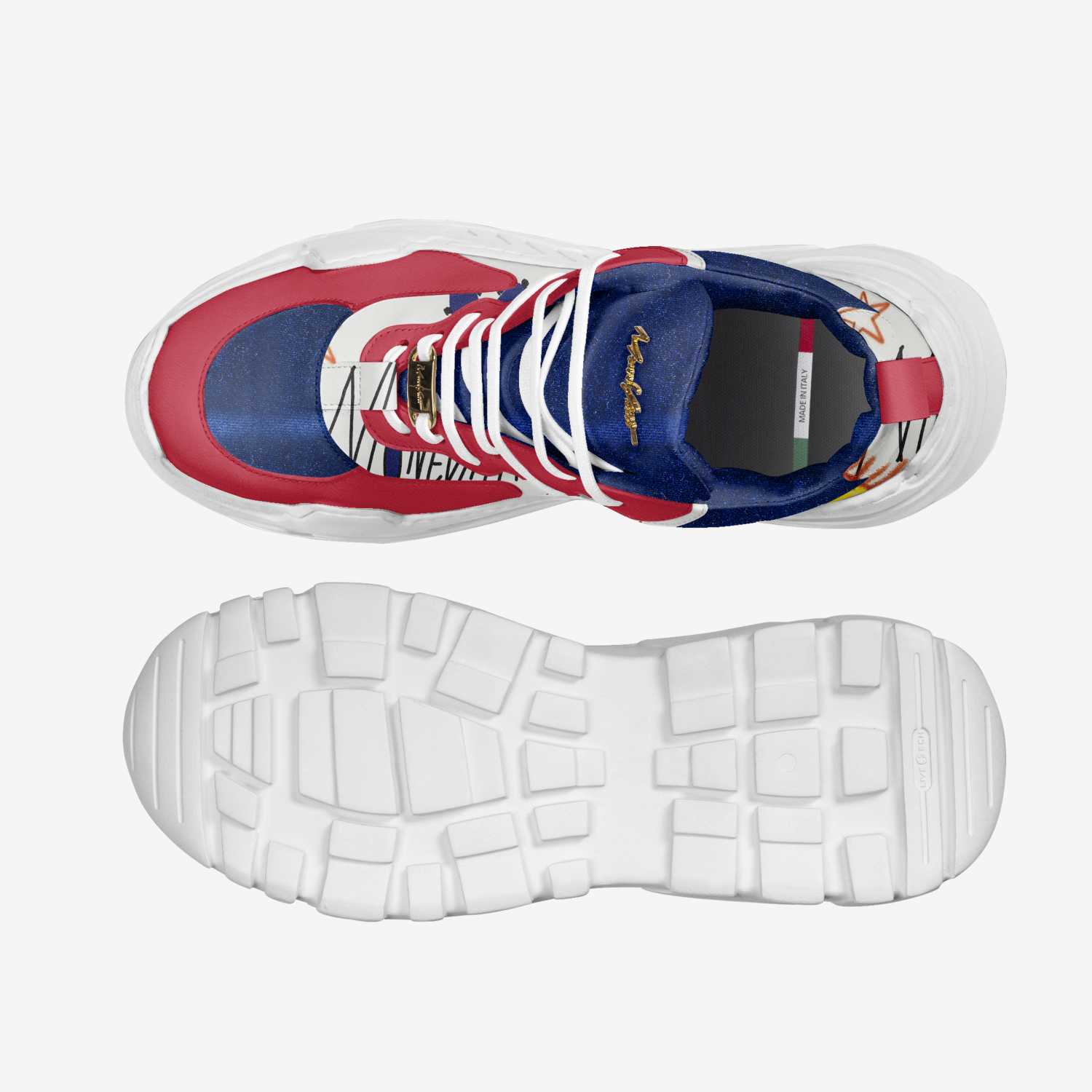 MURKS 2.0 P51 custom made classic skaters MURKS 2.0 P51 artisan made in Italy shoes by Moneyatti Brand