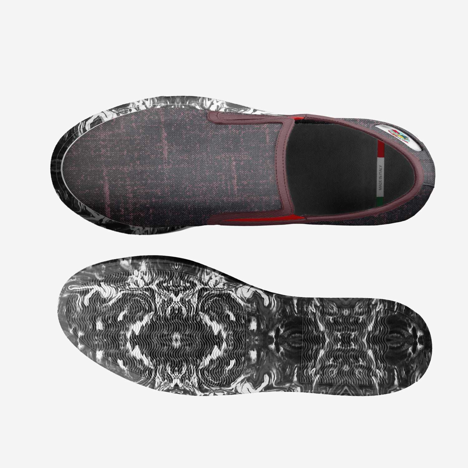 Nerd Living custom made classic skaters Nerd Living artisan made in Italy shoes by Steve Wollett