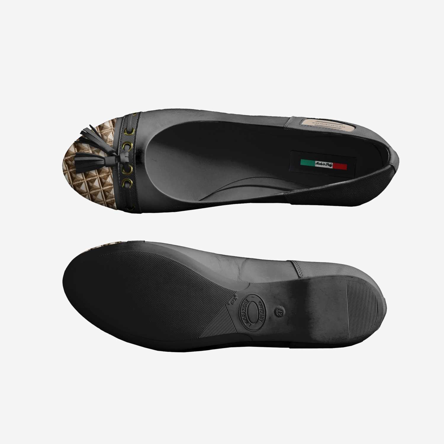 NoirFlow22 artisan made in Italy shoes by Rudanie Kunst