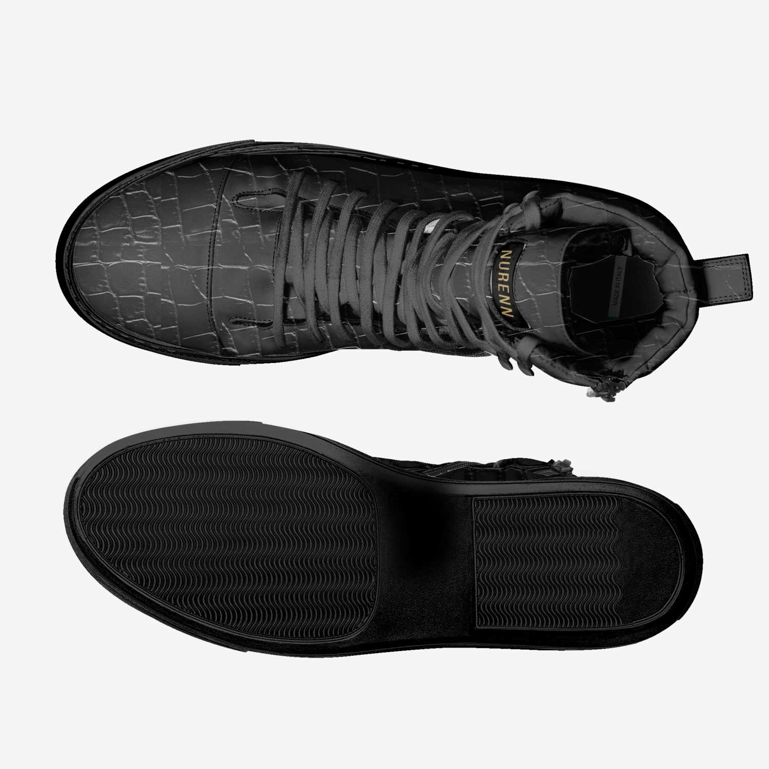 NuVesey Black artisan made in Italy shoes by Doron Jamil