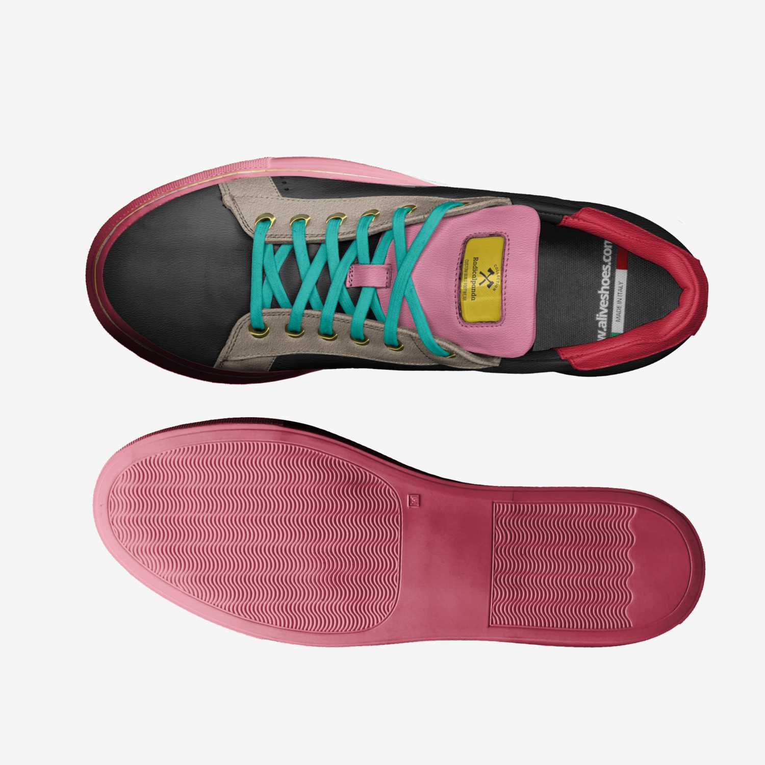 Pandakicks custom made classic skaters Pandakicks artisan made in Italy shoes by Tristan Murrell