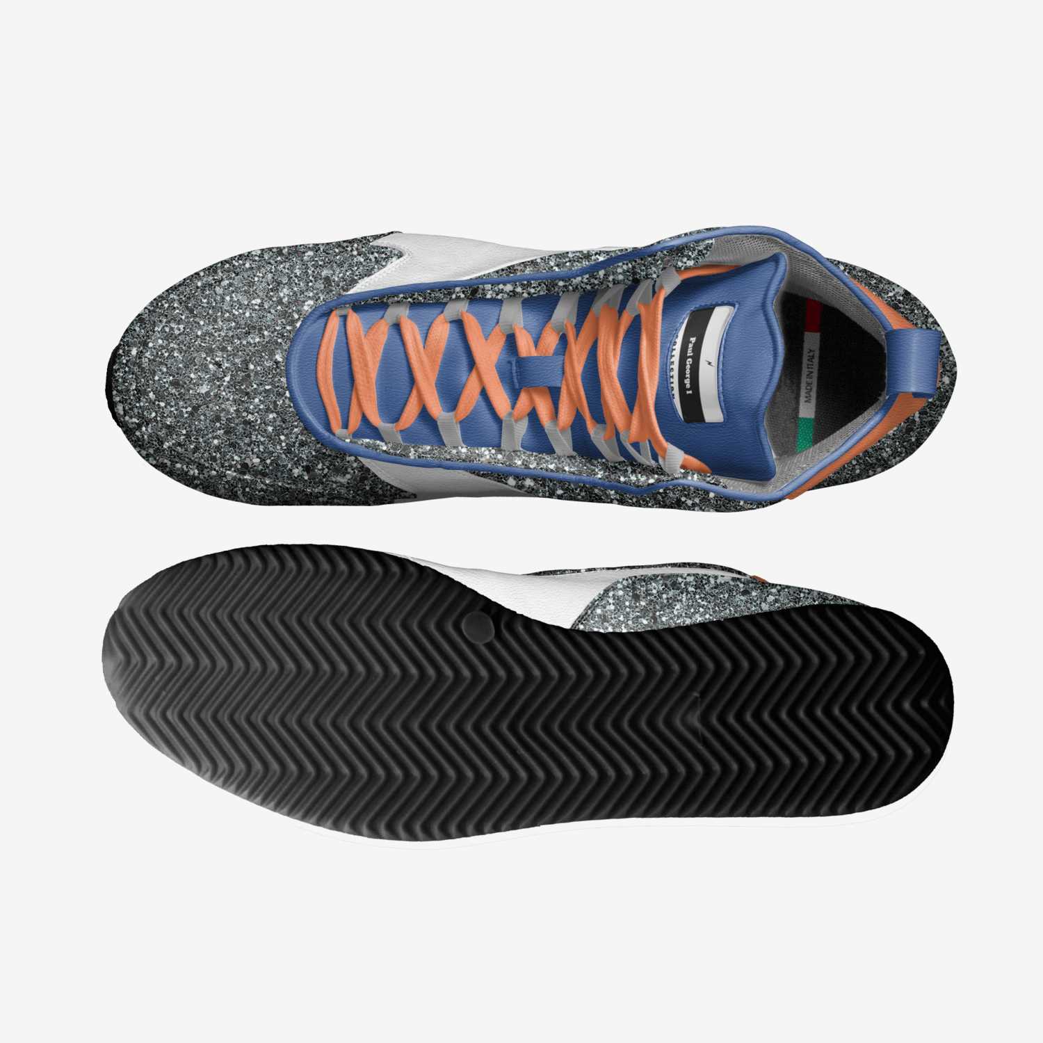Paul George I custom made classic skaters Paul George I artisan made in Italy shoes by Seneca Evans