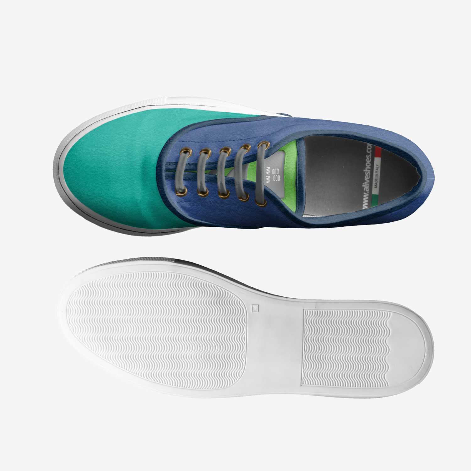 Paw Paw custom made classic skaters Paw Paw artisan made in Italy shoes by Anthony Adkins