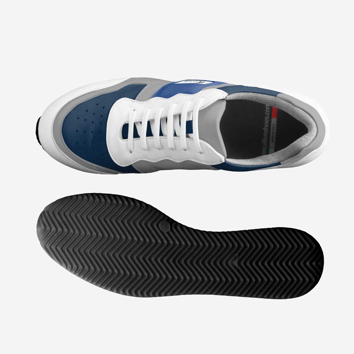 Paw Prints custom made classic skaters Paw Prints artisan made in Italy shoes by Jezrael Hood