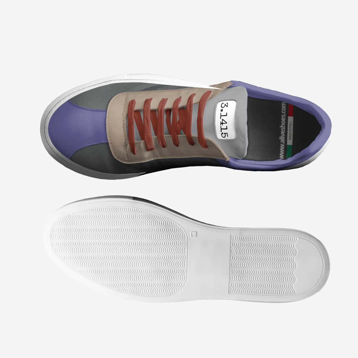 Pi custom made classic skaters Pi artisan made in Italy shoes by Pi Kicks