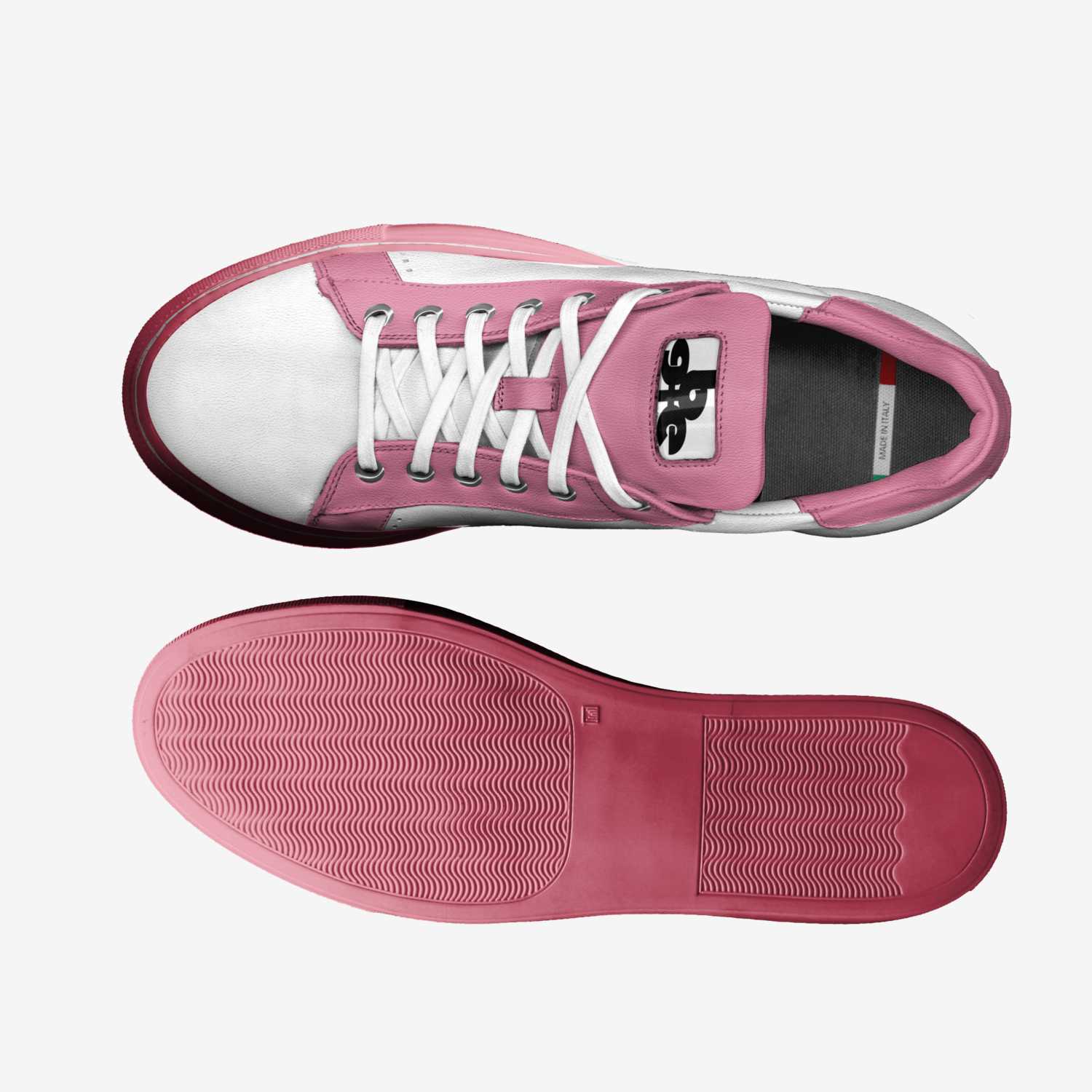 Pink B Classica custom made classic skaters Pink B Classica artisan made in Italy shoes by Being Great Every Day
