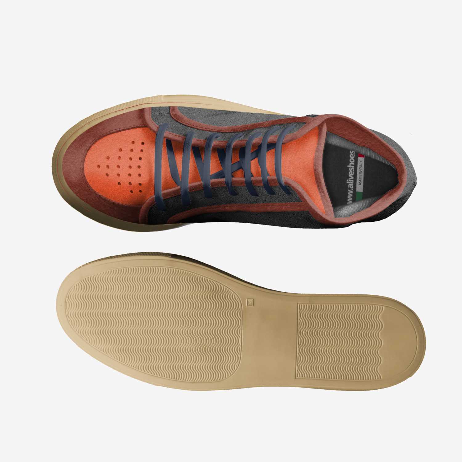 Pos custom made classic skaters Pos artisan made in Italy shoes by Braheem Tatum