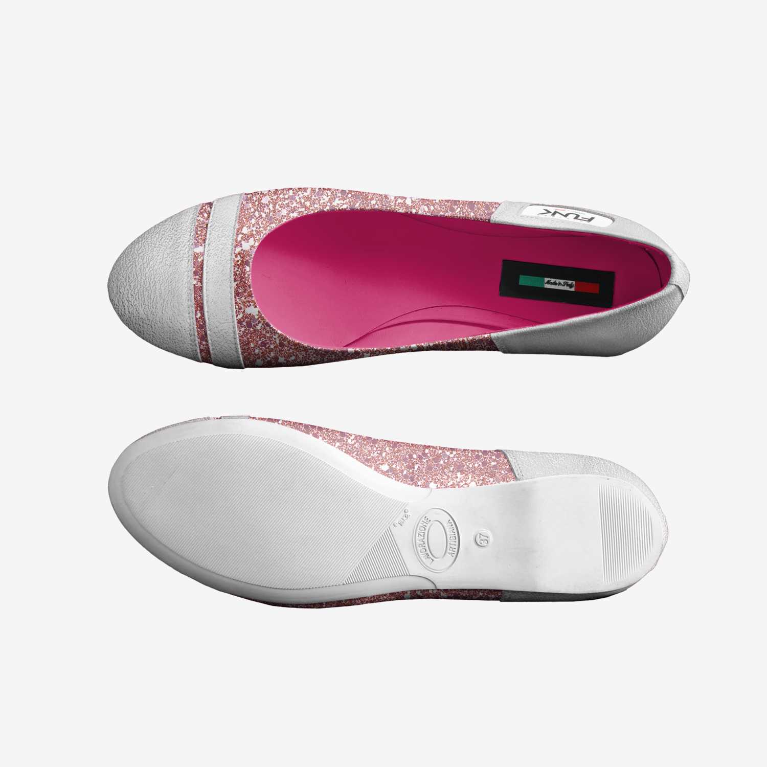 Prima ballerina custom made classic skaters Prima ballerina artisan made in Italy shoes by Philippe Funk