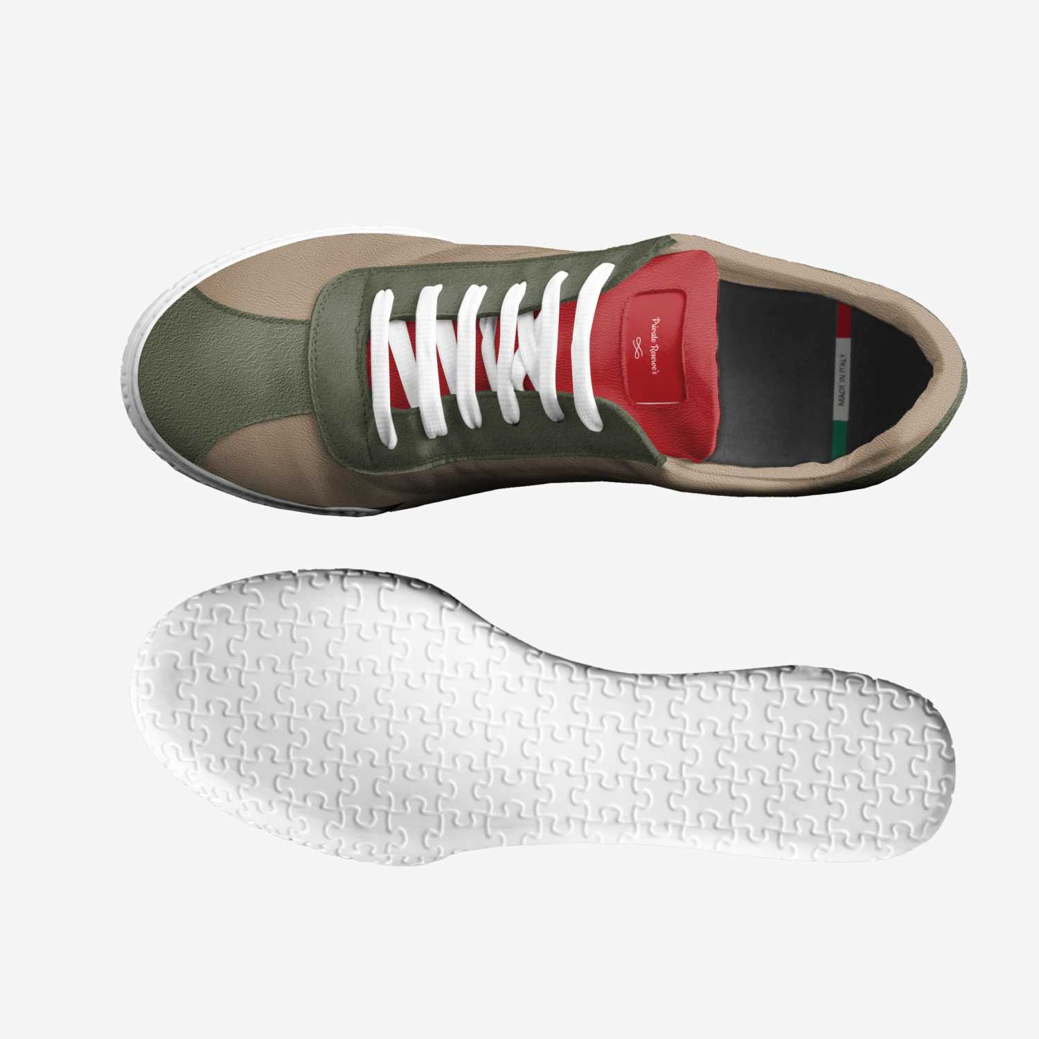 Private Reserve's custom made classic skaters Private Reserve's artisan made in Italy shoes by Marquon Jackson