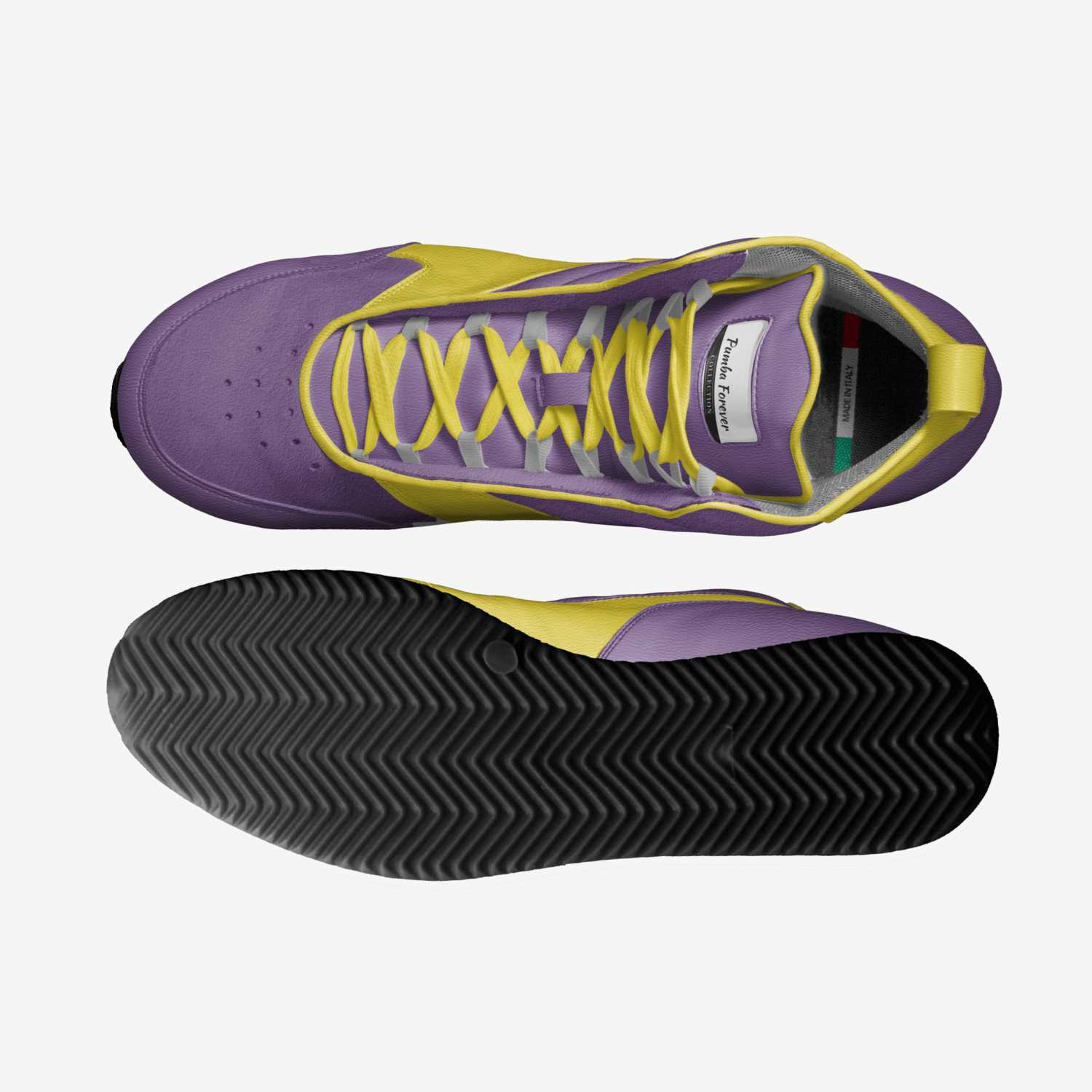 Pumba Forever custom made classic skaters Pumba Forever artisan made in Italy shoes by Lala Palelei