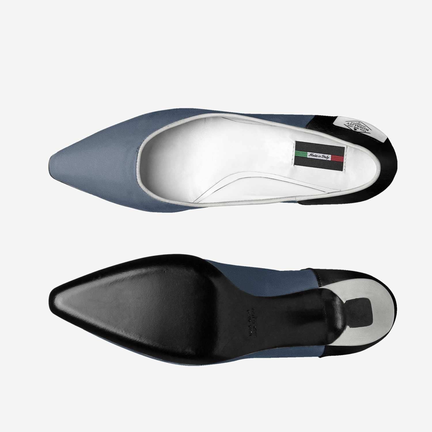 Queen Blue artisan made in Italy shoes by Jahi Ali-bey