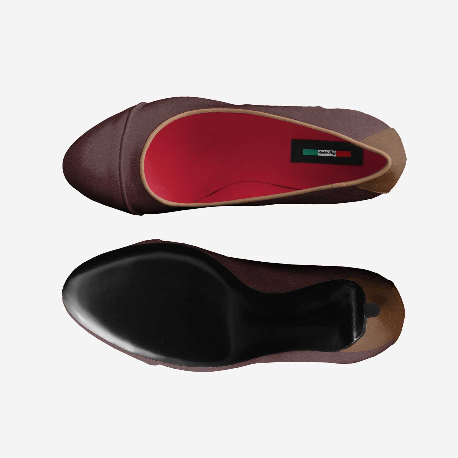 Queen Red custom made classic skaters Queen Red artisan made in Italy shoes by Teresa L Berger