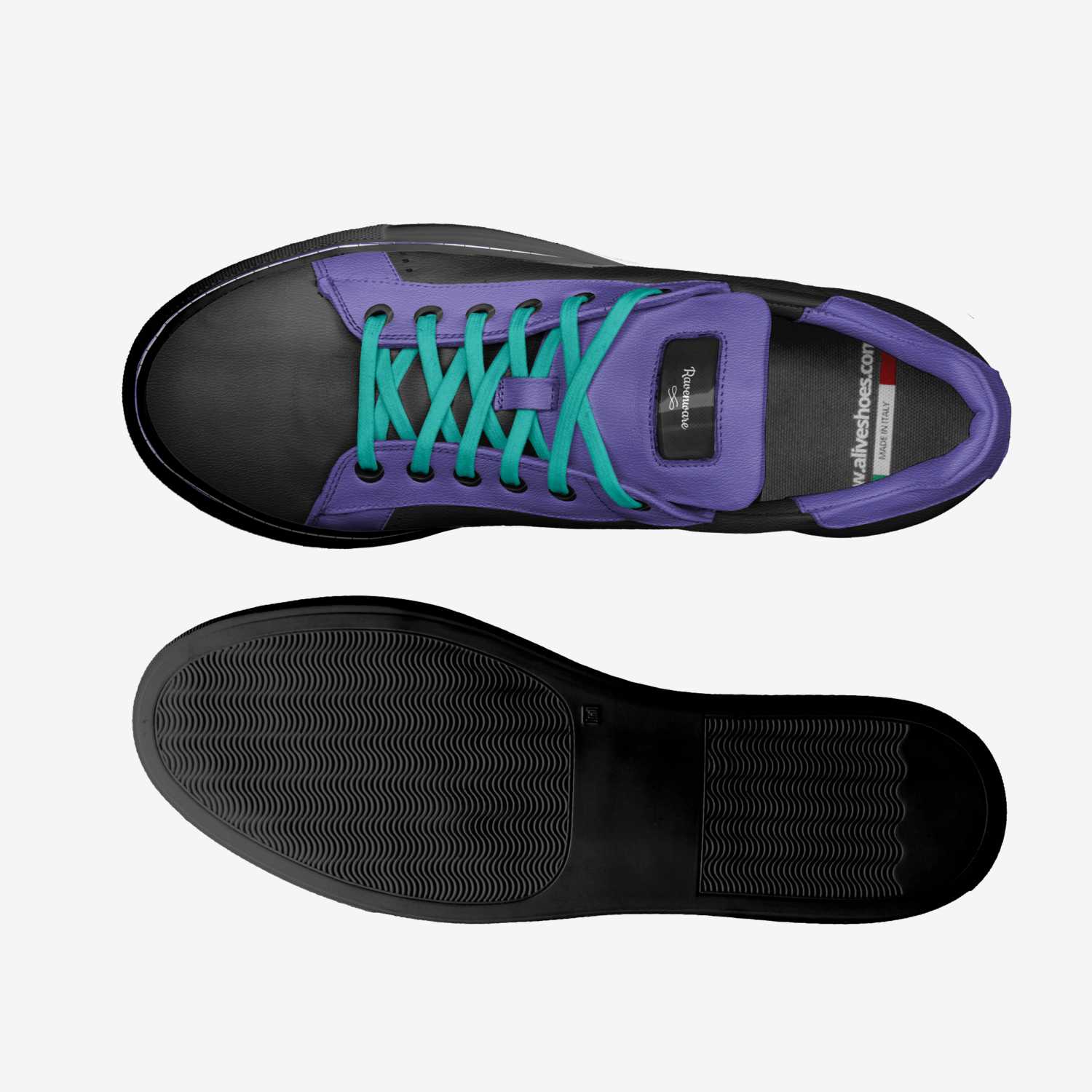 Ravenware custom made classic skaters Ravenware artisan made in Italy shoes by Lisa Arnold
