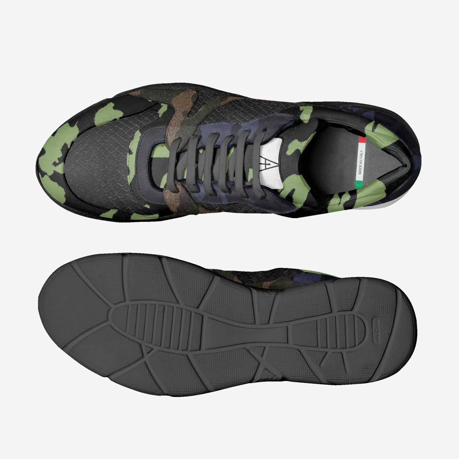 RC13RUNNER CAMO artisan made in Italy shoes by Rafael Castro