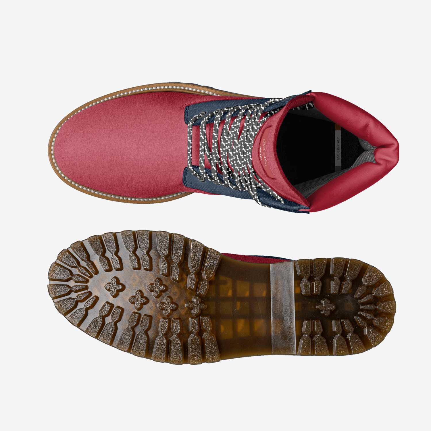 Red-Man custom made classic skaters Red-Man artisan made in Italy shoes by Desiree Sims