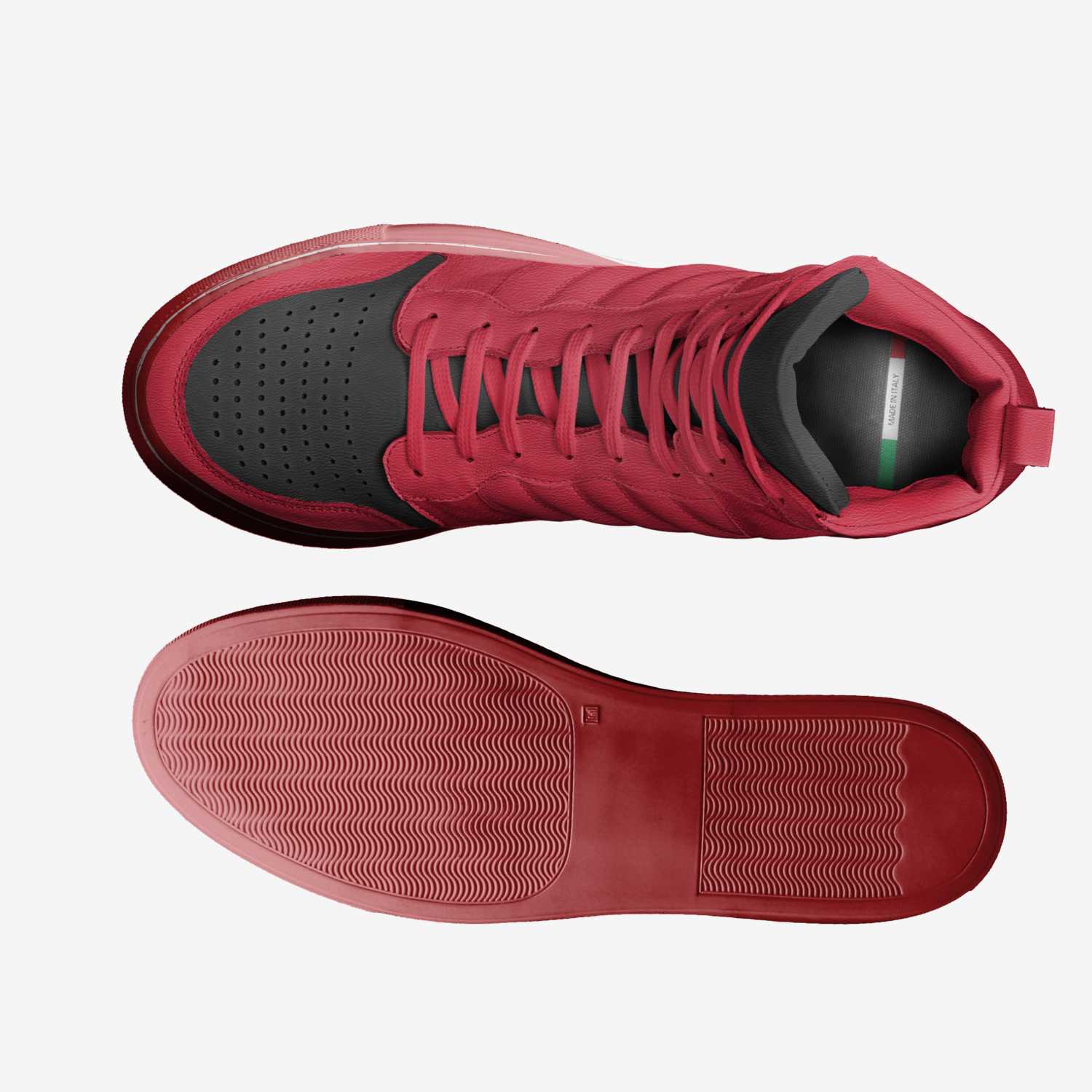 Red SJ1a Salto artisan made in Italy shoes by Being Great Every Day