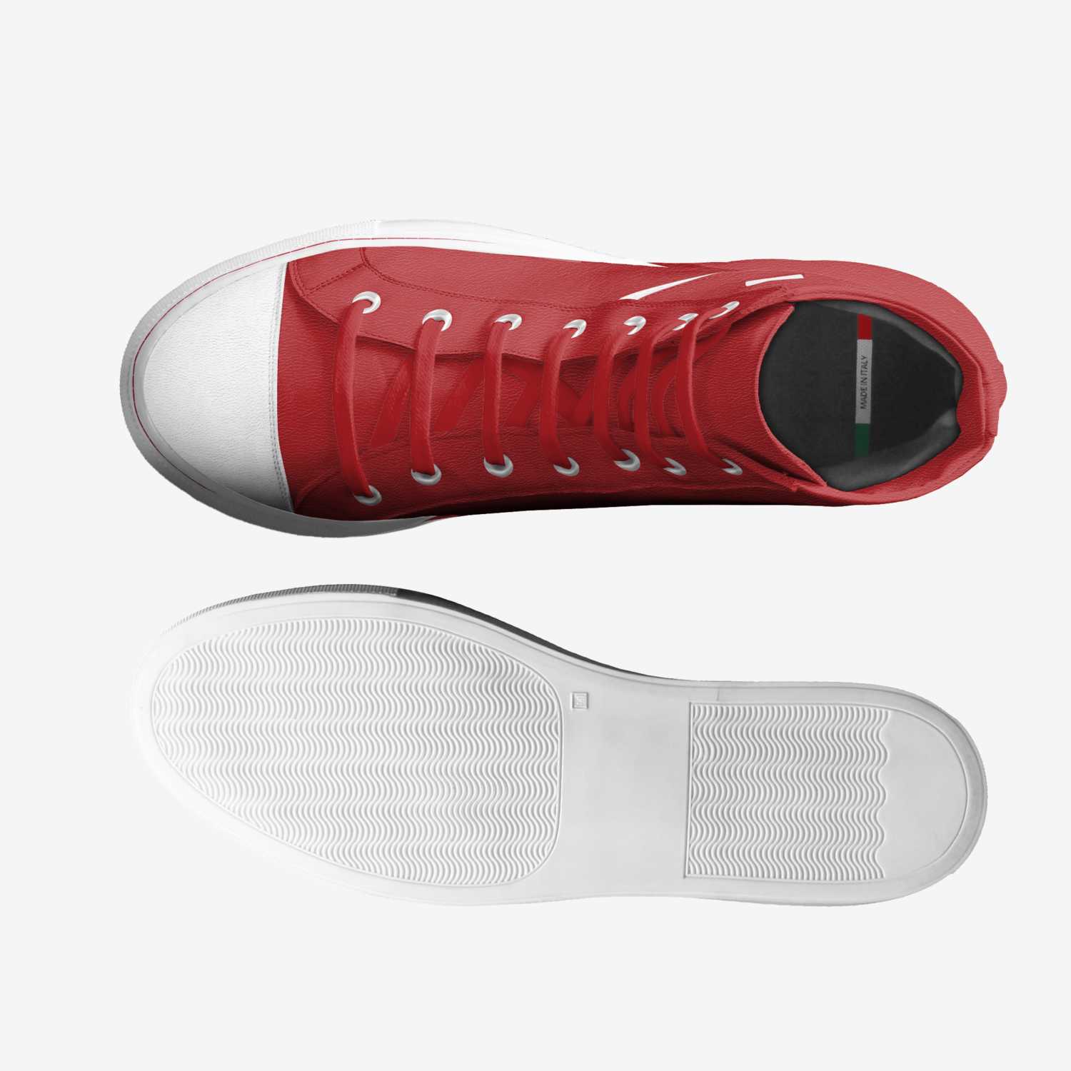 Redfish custom made classic skaters Redfish artisan made in Italy shoes by Reel2reel Kustoms