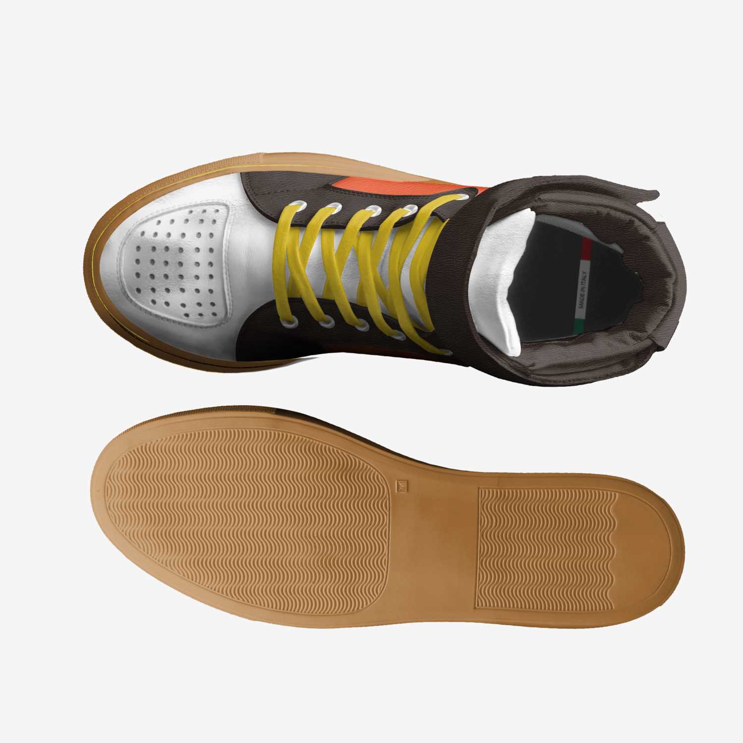Reese's Pieces custom made classic skaters Reese's Pieces artisan made in Italy shoes by Lafon Howard
