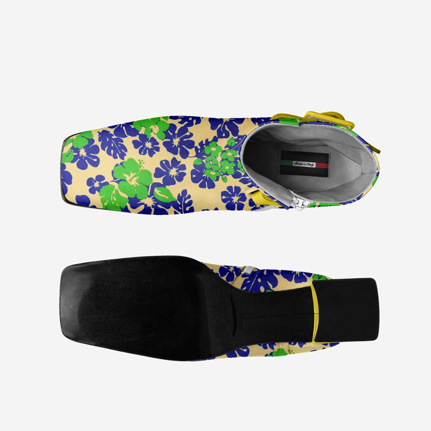 Regal Blossom custom made classic skaters Regal Blossom artisan made in Italy shoes by Bullish Boutique