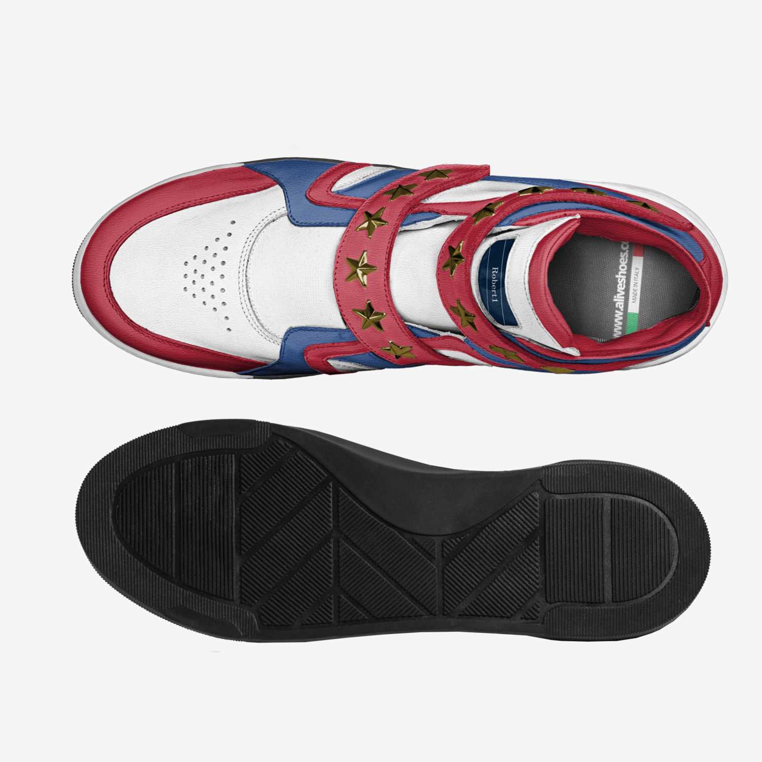 Robert1 custom made classic skaters Robert1 artisan made in Italy shoes by Robert Smith
