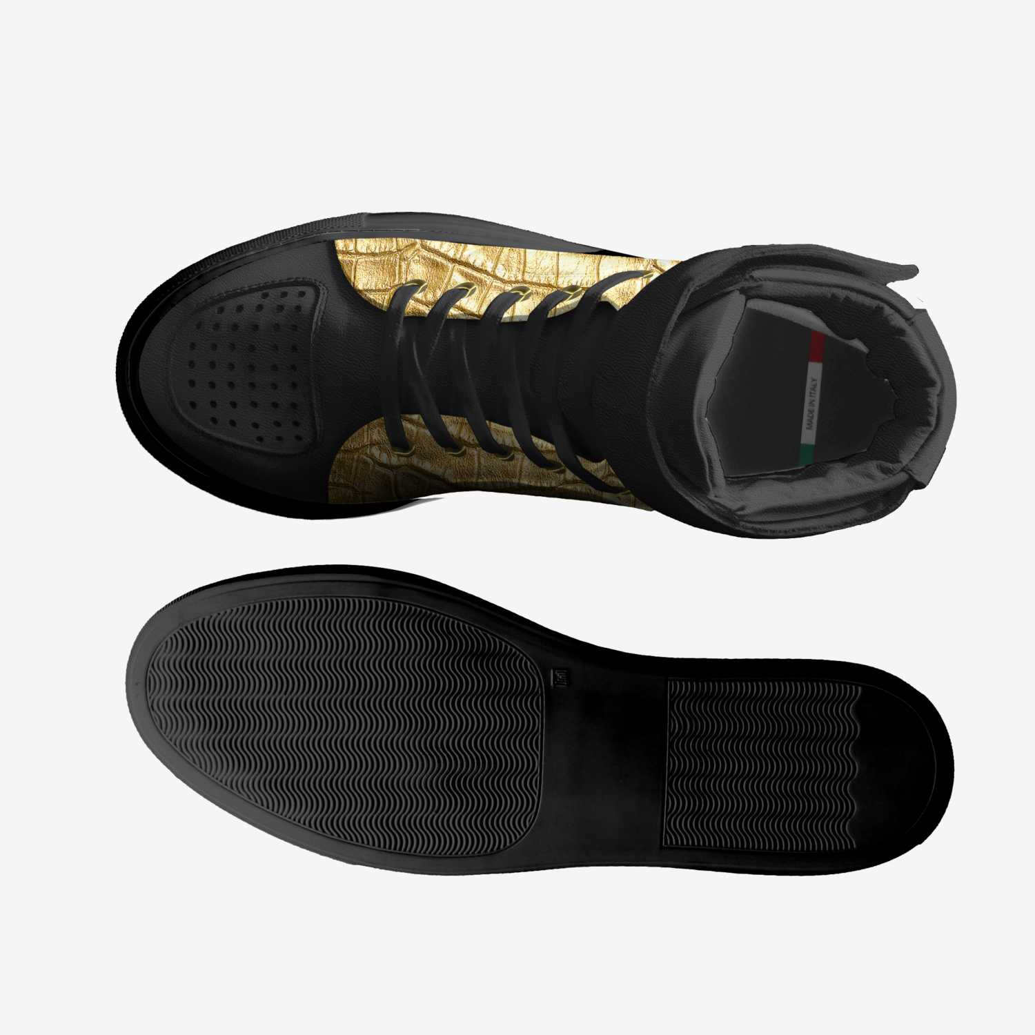 Rucci Black FTR custom made classic skaters Rucci Black FTR artisan made in Italy shoes by Heracio Valentino Dillingham