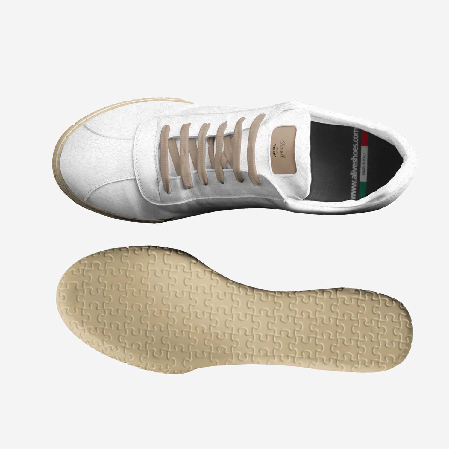 Russell custom made classic skaters Russell artisan made in Italy shoes by Roderic Payne