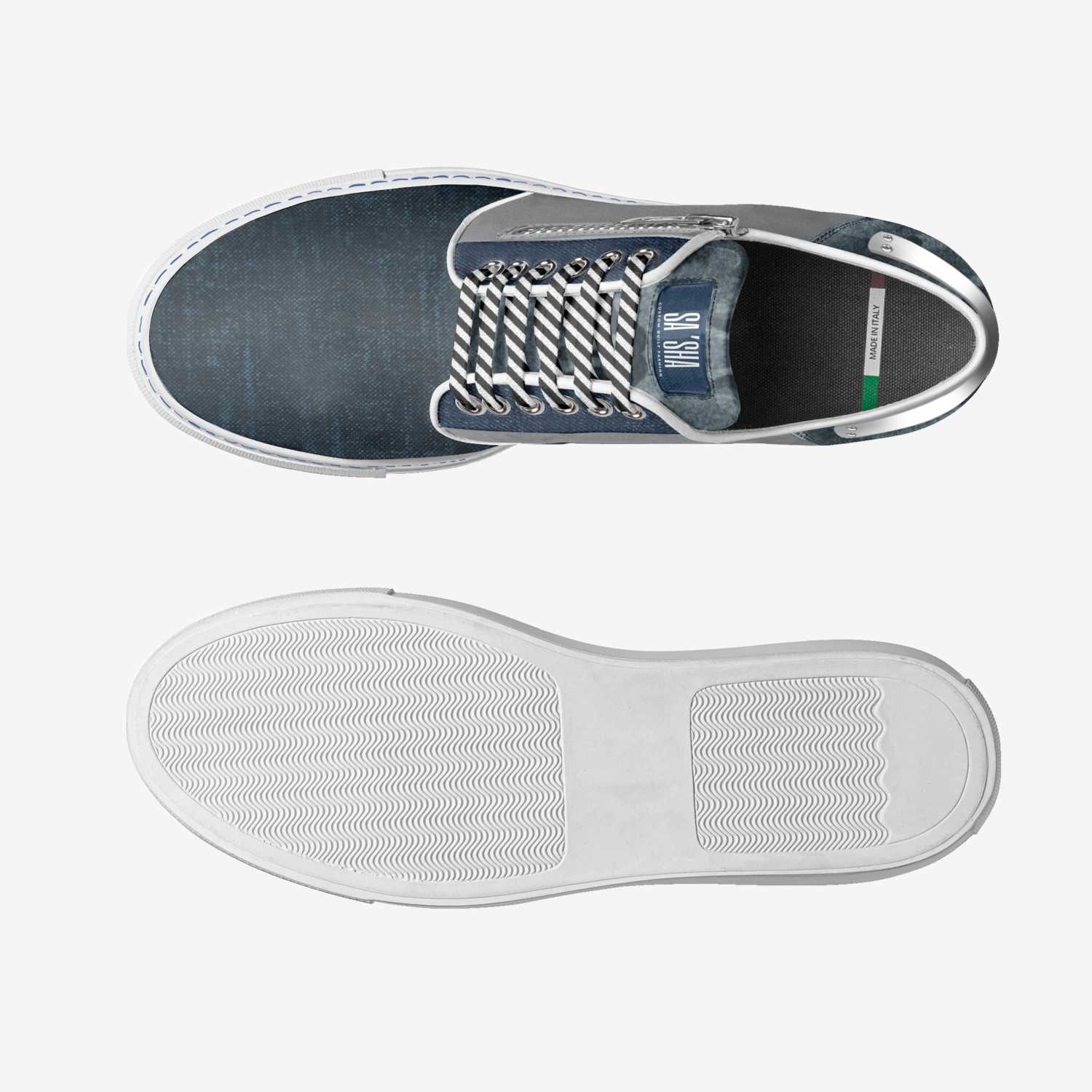 SA’SHA custom made classic skaters SA’SHA artisan made in Italy shoes by Shannon Phillips