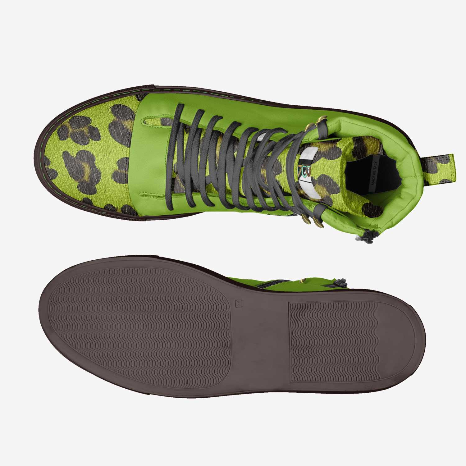 Santa Ba-Row custom made classic skaters Santa Ba-Row artisan made in Italy shoes by Chinara London