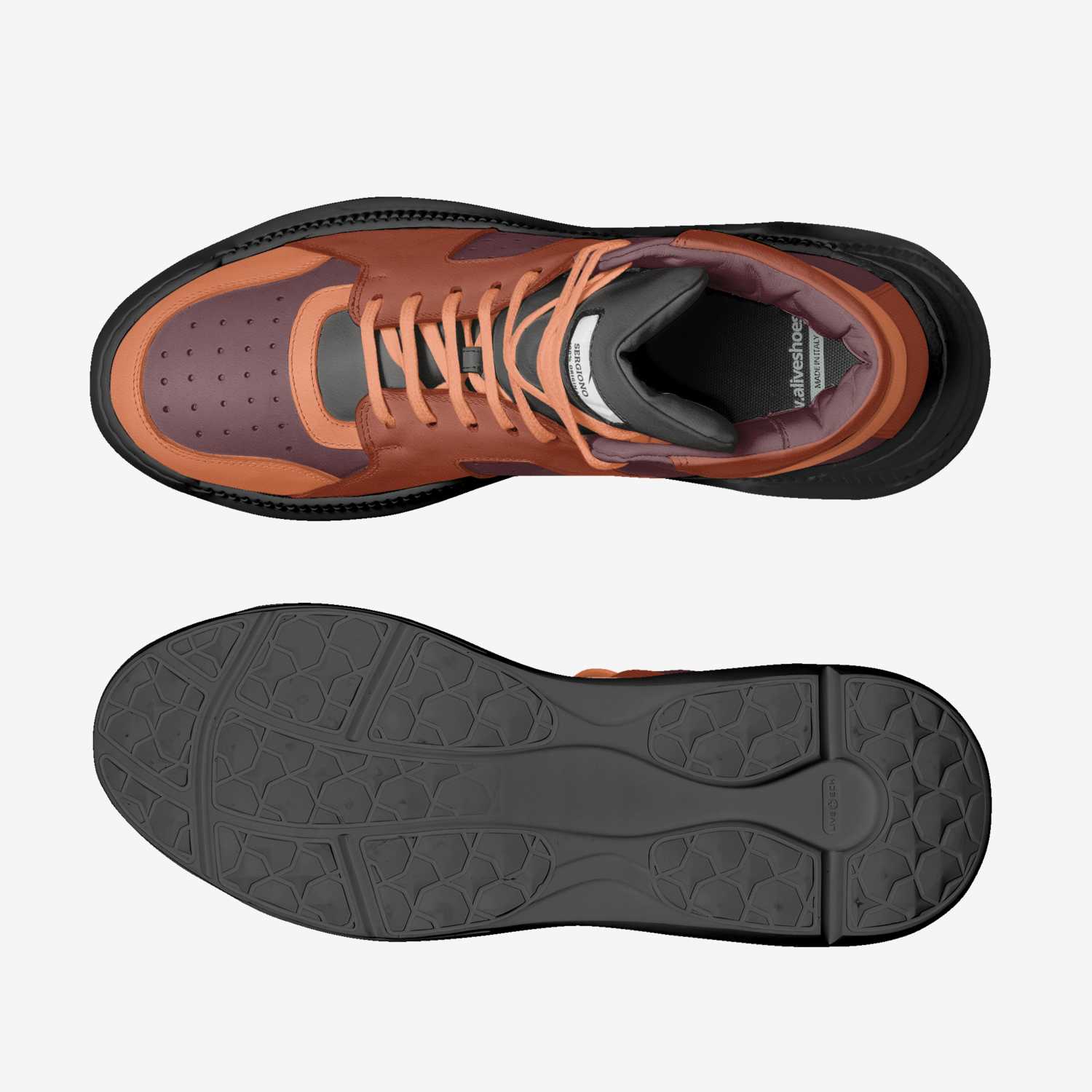 Sergiono custom made classic skaters Sergiono artisan made in Italy shoes by Ronnie Griffin