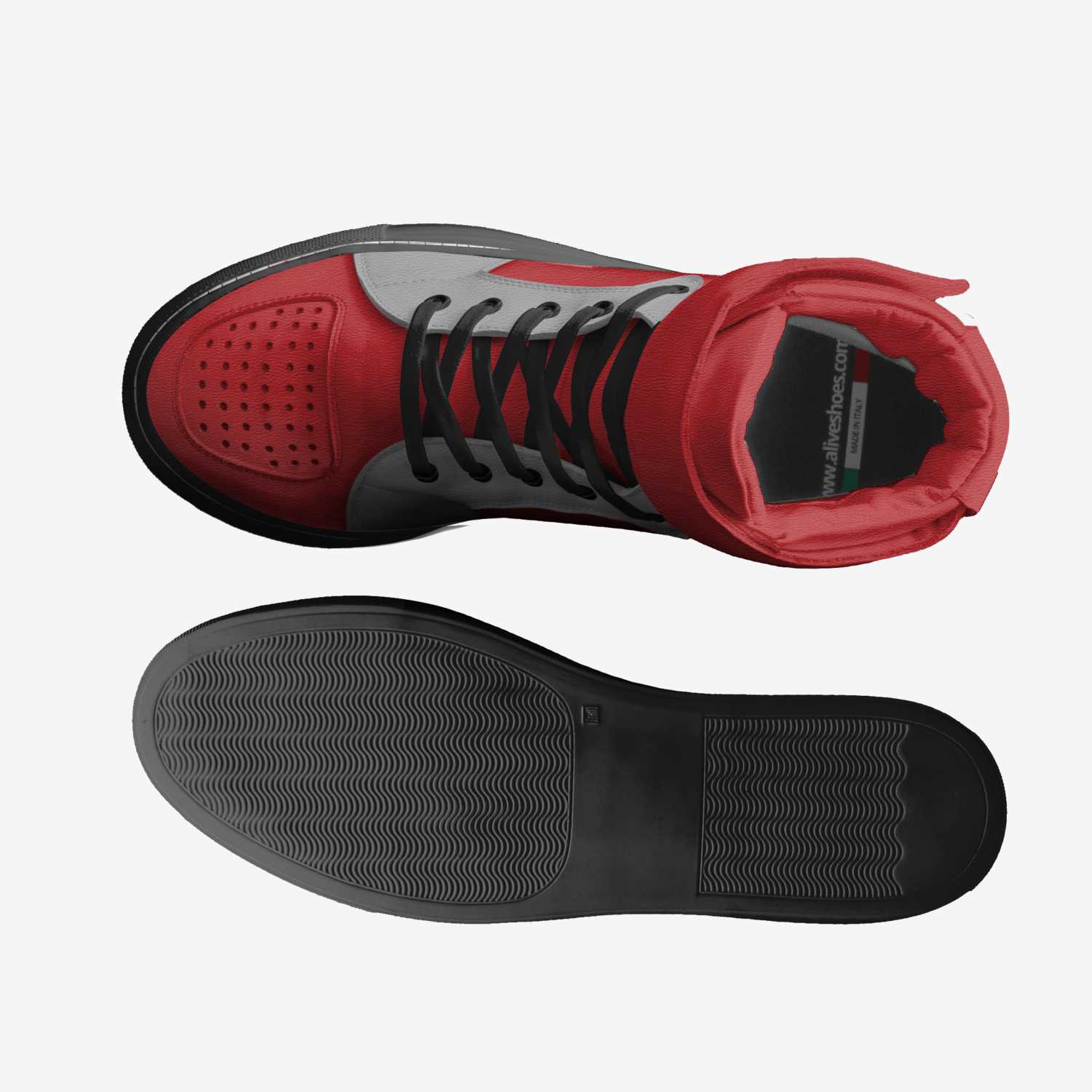 Shaqs custom made classic skaters Shaqs artisan made in Italy shoes by Trey Bassett