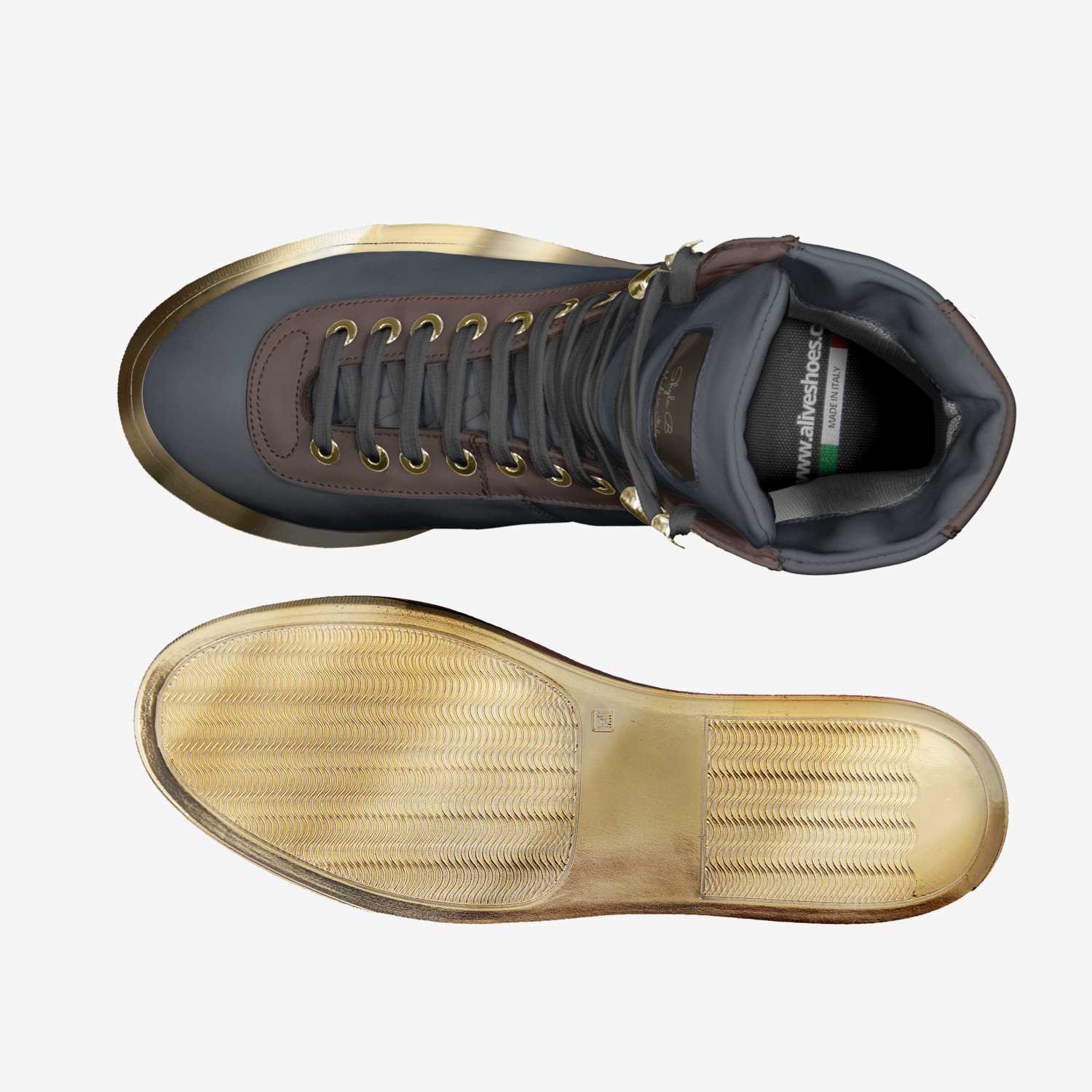 Shyla B custom made classic skaters Shyla B artisan made in Italy shoes by Shyla Chism