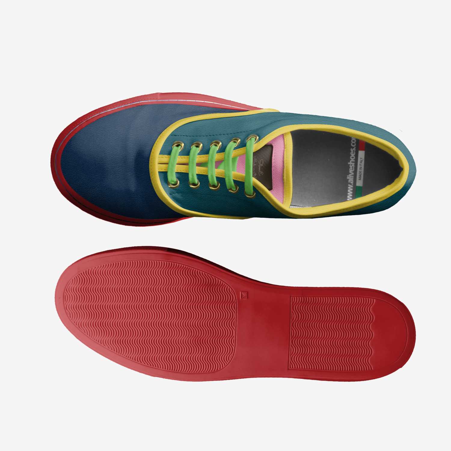 SlimE custom made classic skaters SlimE artisan made in Italy shoes by Bryon Safreed