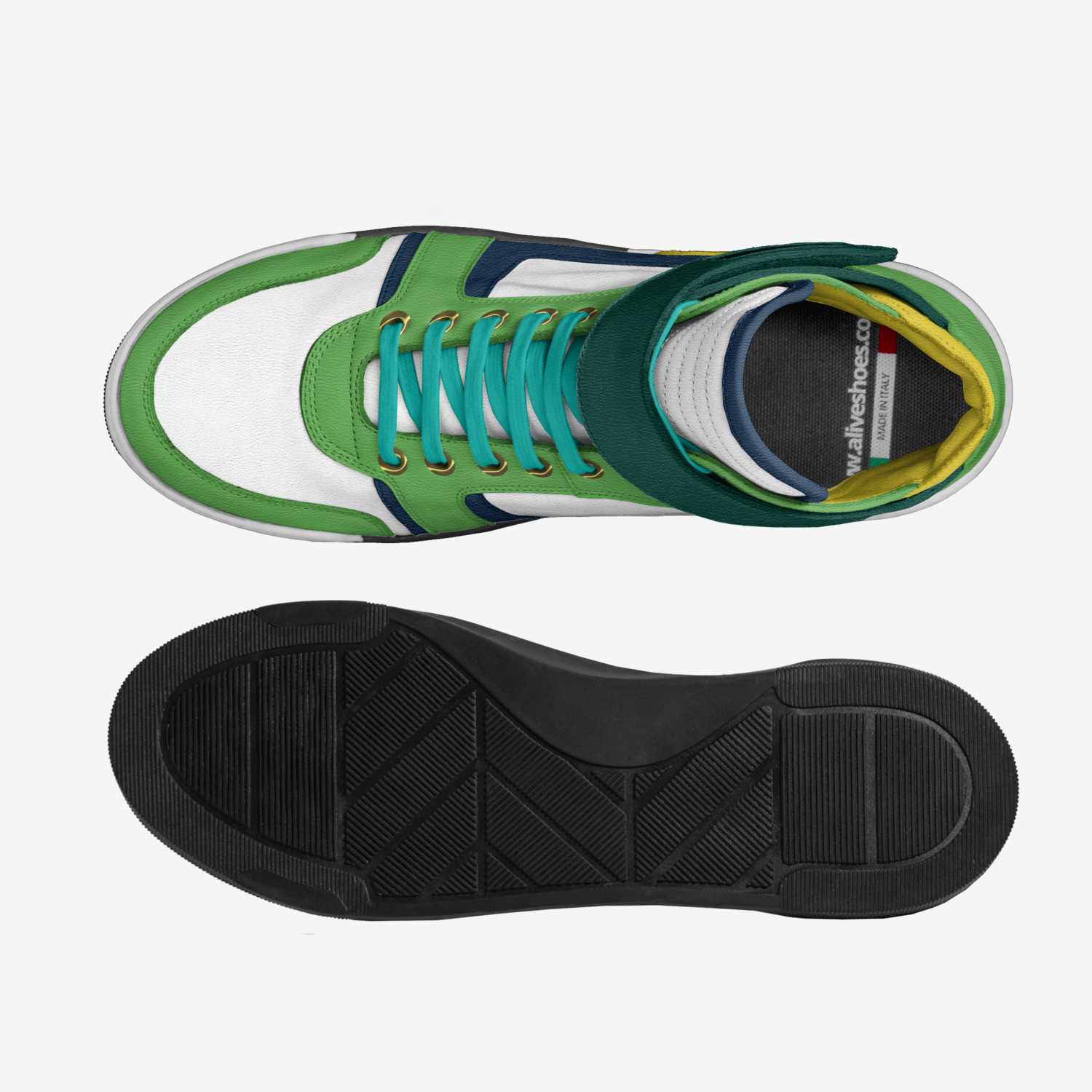 Slime custom made classic skaters Slime artisan made in Italy shoes by Jaylen Gomes