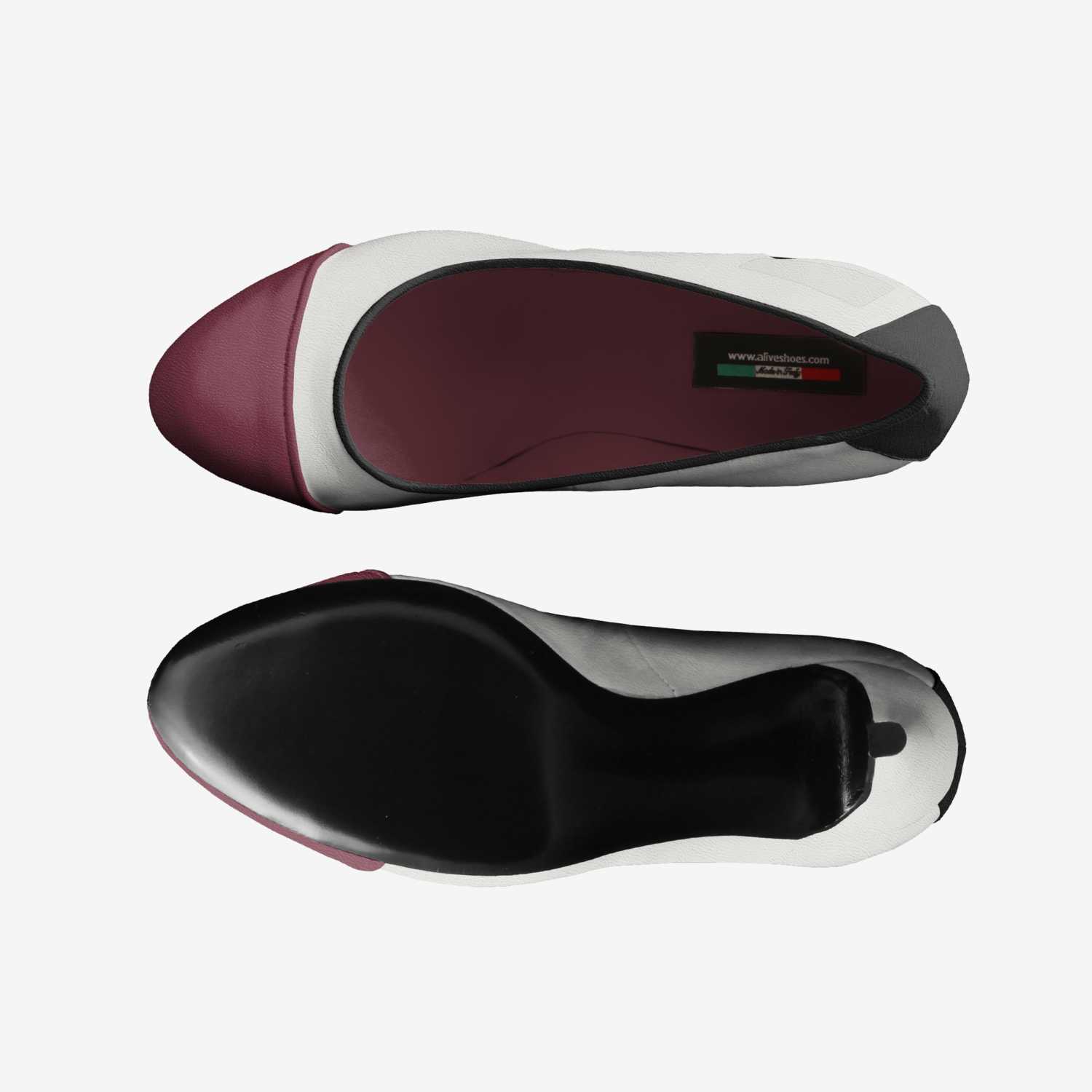 Snow White artisan made in Italy shoes by Valentina Genovesi