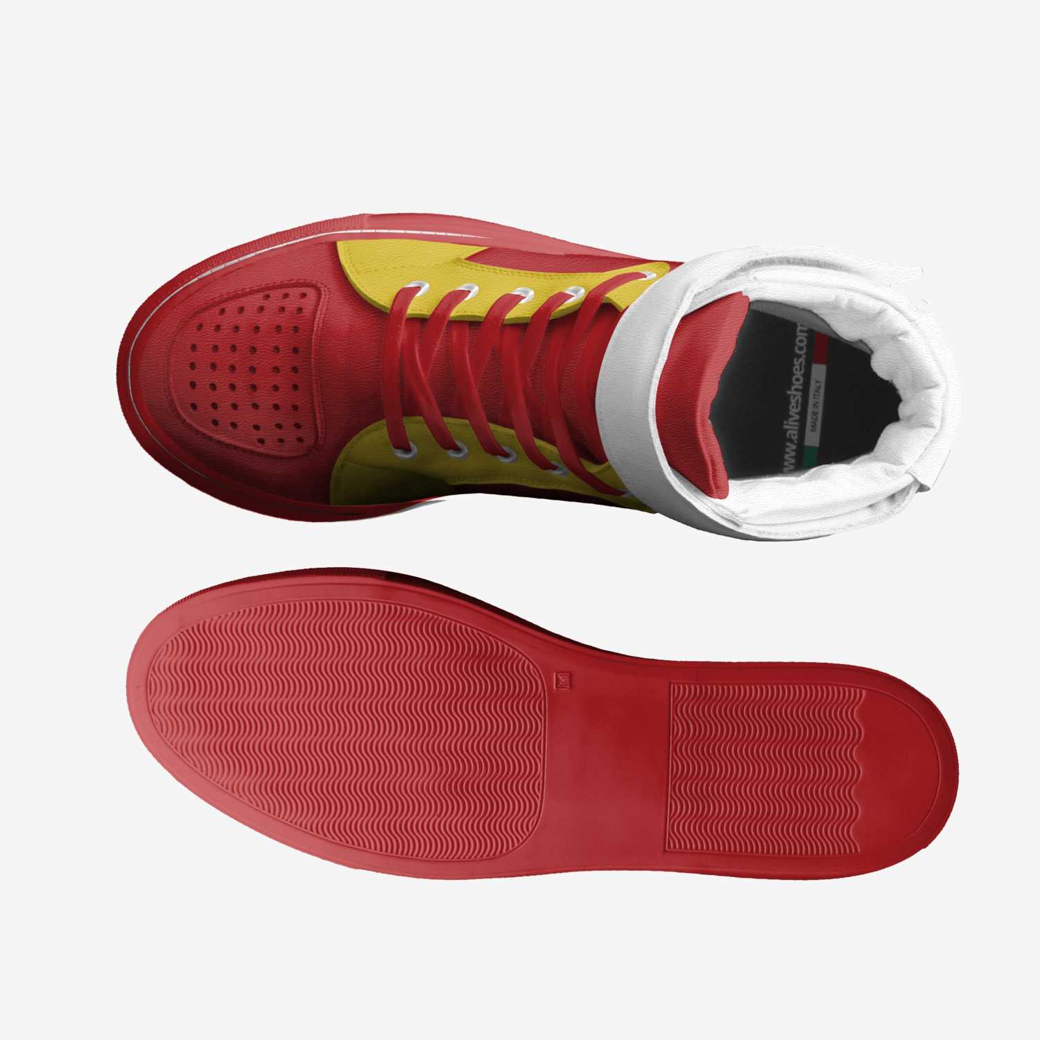 Sonic custom made classic skaters Sonic artisan made in Italy shoes by Dat Boi