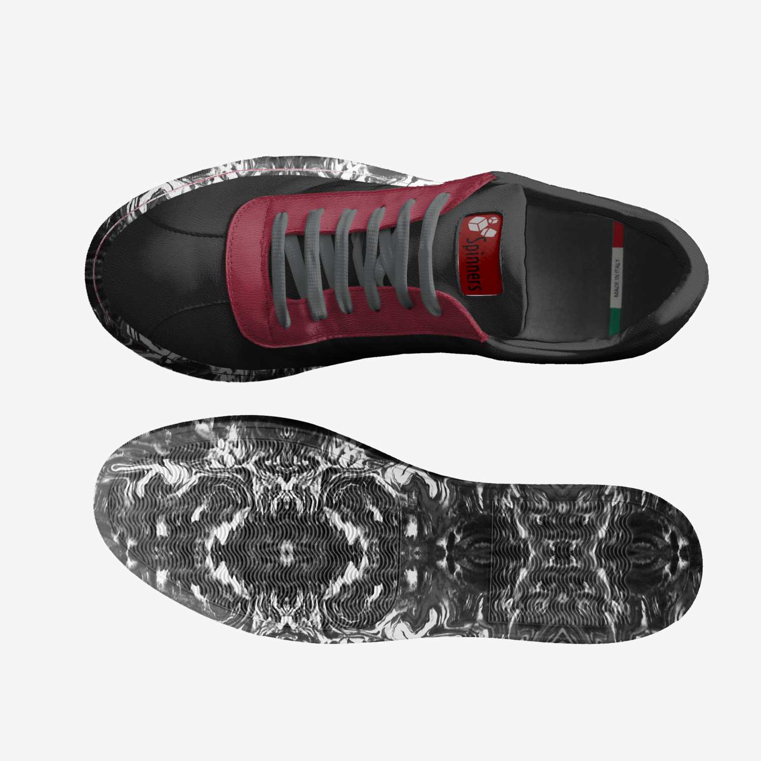 Spinners custom made classic skaters Spinners artisan made in Italy shoes by Mandi Kamyli Itani